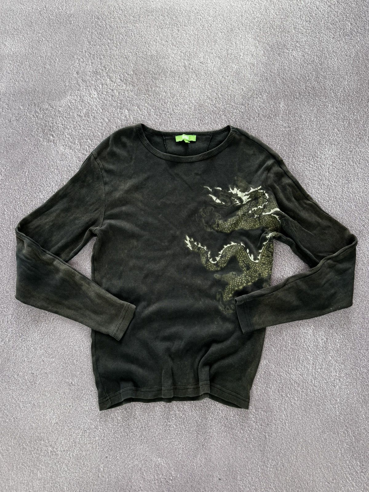 Vintage Y2K Affliction Style Grunge Vibe 00s Long Sleeve T-Shirt Size US M / EU 48-50 / 2 - 1 Thumbnail