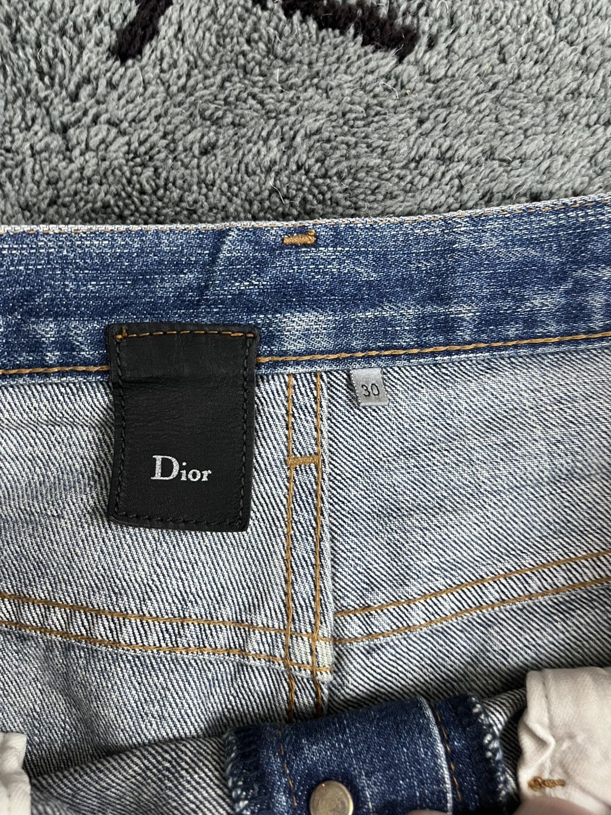 Dior Dior Blue Clawmark Denim Size US 31 - 5 Thumbnail