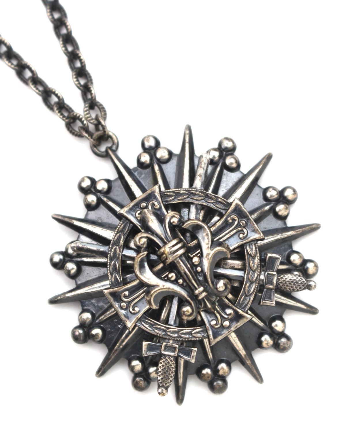 Hysteric Glamour 2000S JAPANESE MADE GOTHIC COMPASS STAR CHAIN NECKLACE Size ONE SIZE - 2 Thumbnail