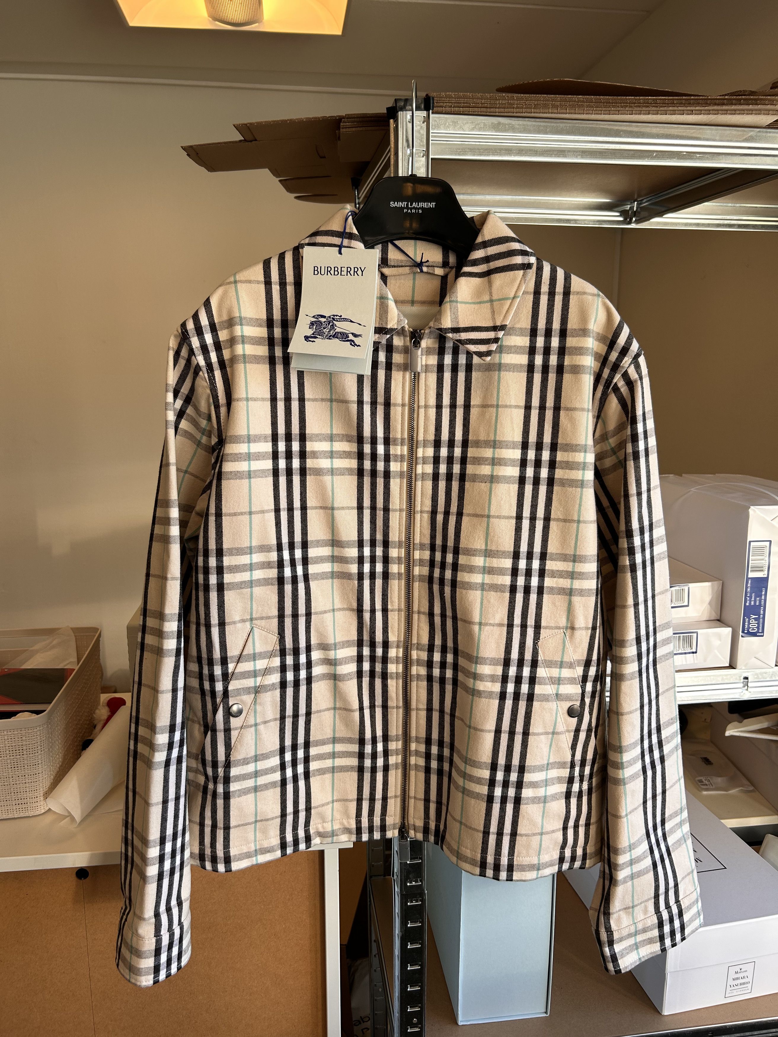 Burberry Burberry Check Jacket Size US L / EU 52-54 / 3 - 1 Thumbnail