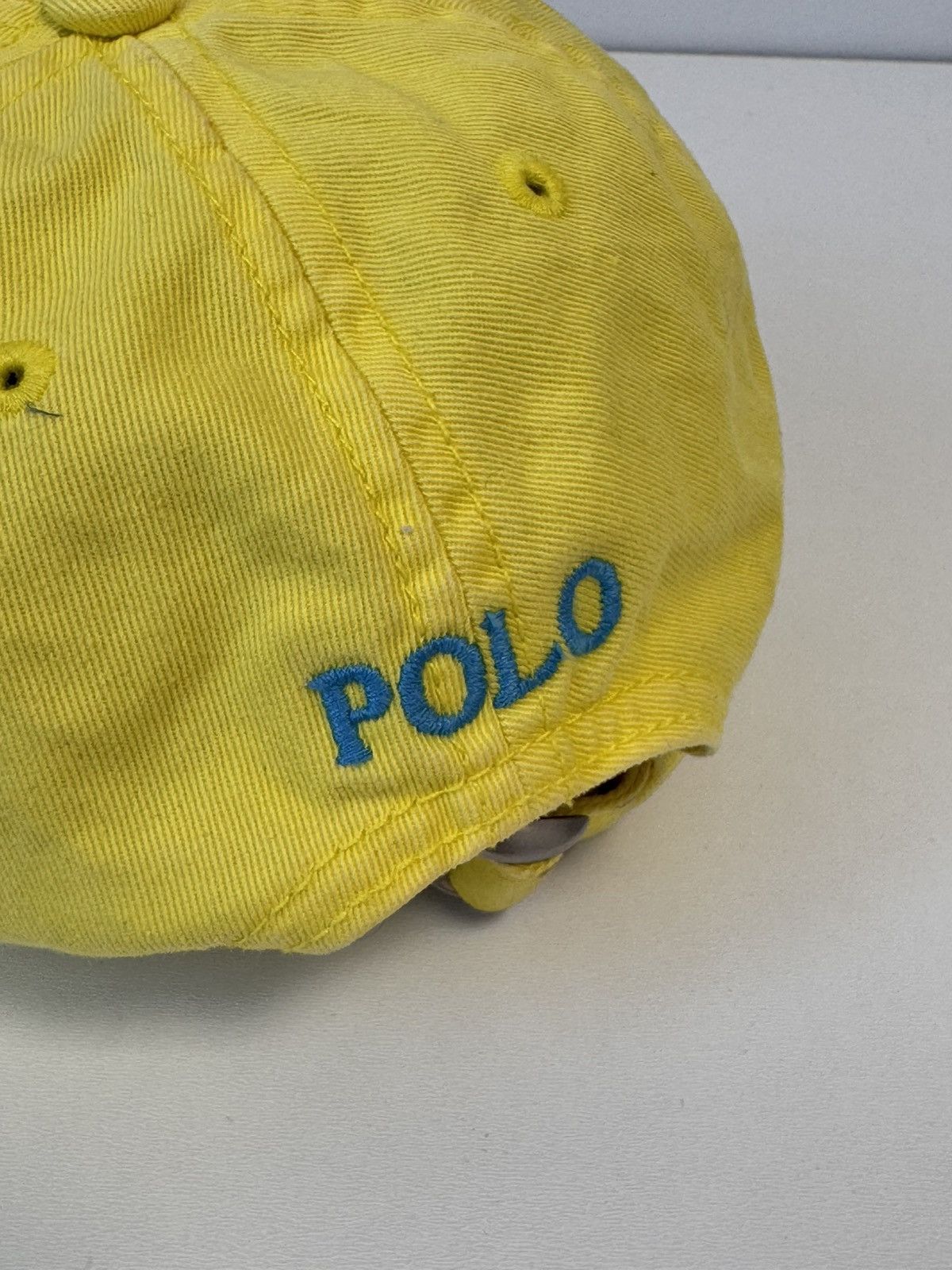 Vintage Polo Ralph Lauren Vintage Cap Yellow Y2K style Size ONE SIZE - 7 Thumbnail