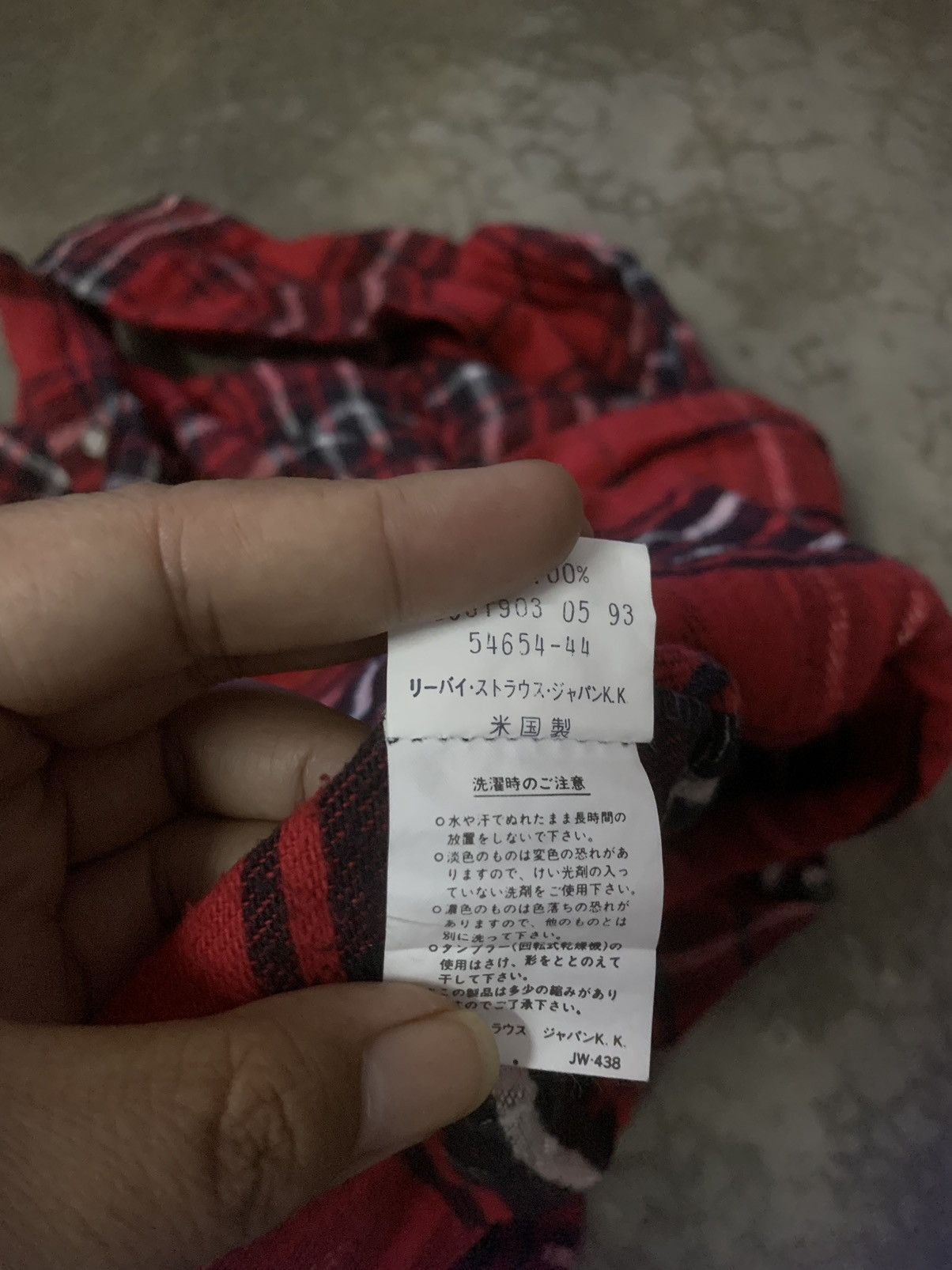 Flannel × Levi's Vintage Clothing Vintage 90’s Levi’s Alaska Flannel Shirt Size US M / EU 48-50 / 2 - 7 Thumbnail