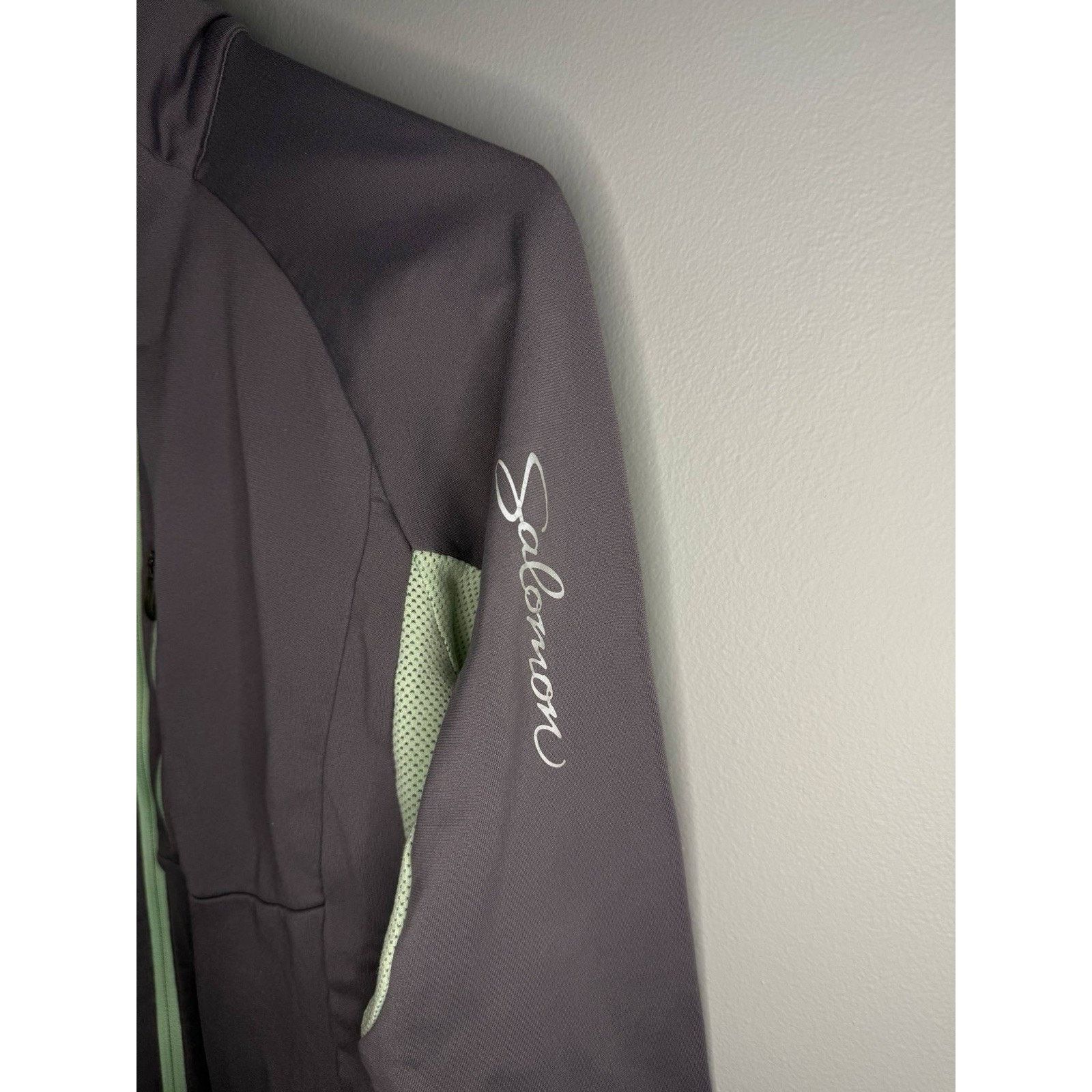 Salomon Salomon Jacket Medium Full Zip Long Sleeve Outdoors Pockets Size M / US 6-8 / IT 42-44 - 4 Thumbnail