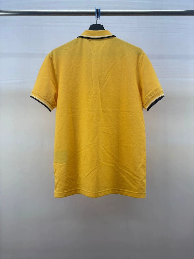 Prada Prada Yellow Short Sleeve Logo Polo Shirt -2505 Size US M / EU 48-50 / 2 - 2 Thumbnail