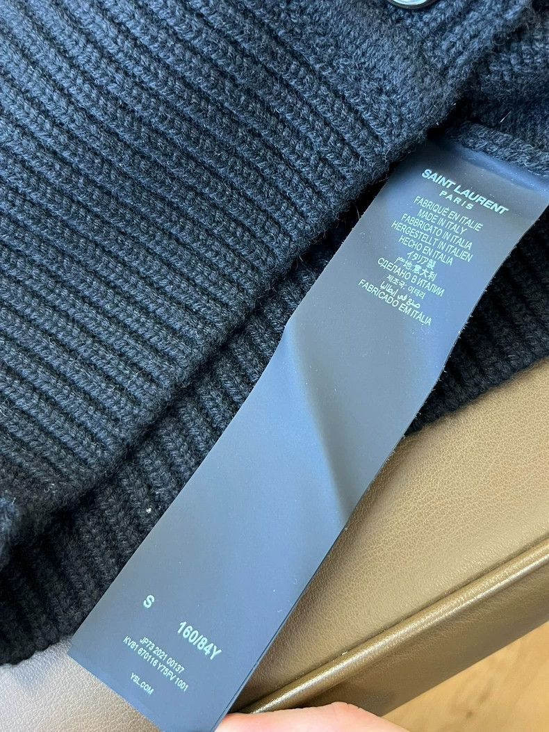 Saint Laurent Paris Saint Laurent Paris Cashmere sequin cardigan jacket-2506 Size US S / EU 44-46 / 1 - 5 Thumbnail