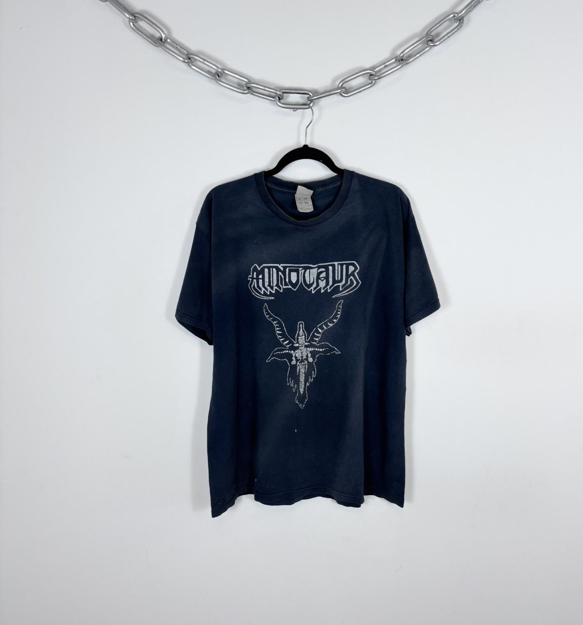 Band Tees Vintage Minotaur God May Show You Mercy Black Band T-Shirt Size US XL / EU 56 / 4 - 1 Thumbnail