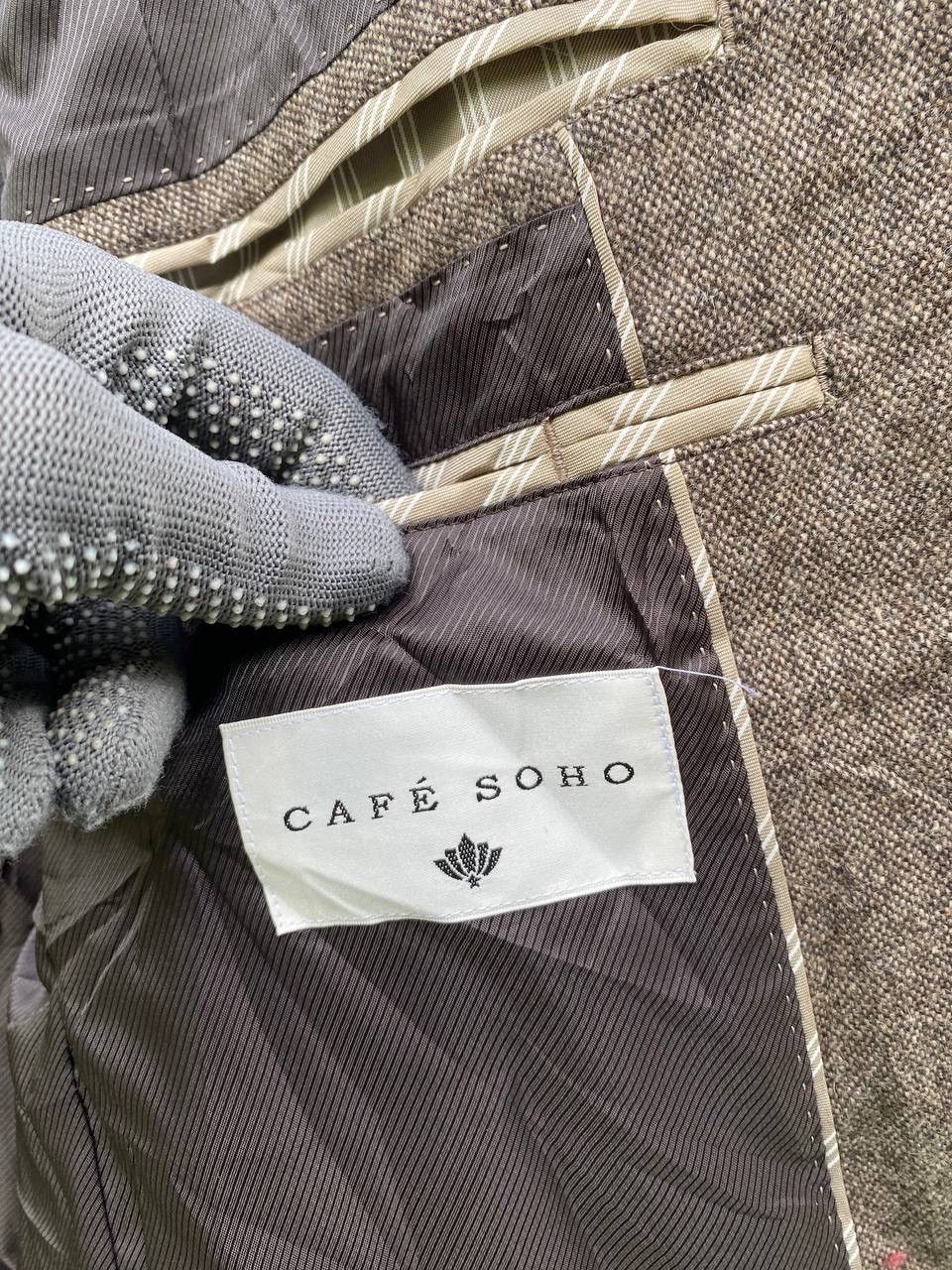 Japanese Brand Vintage Cafe Soho Wool Blazer Size US M / EU 48-50 / 2 - 6 Thumbnail