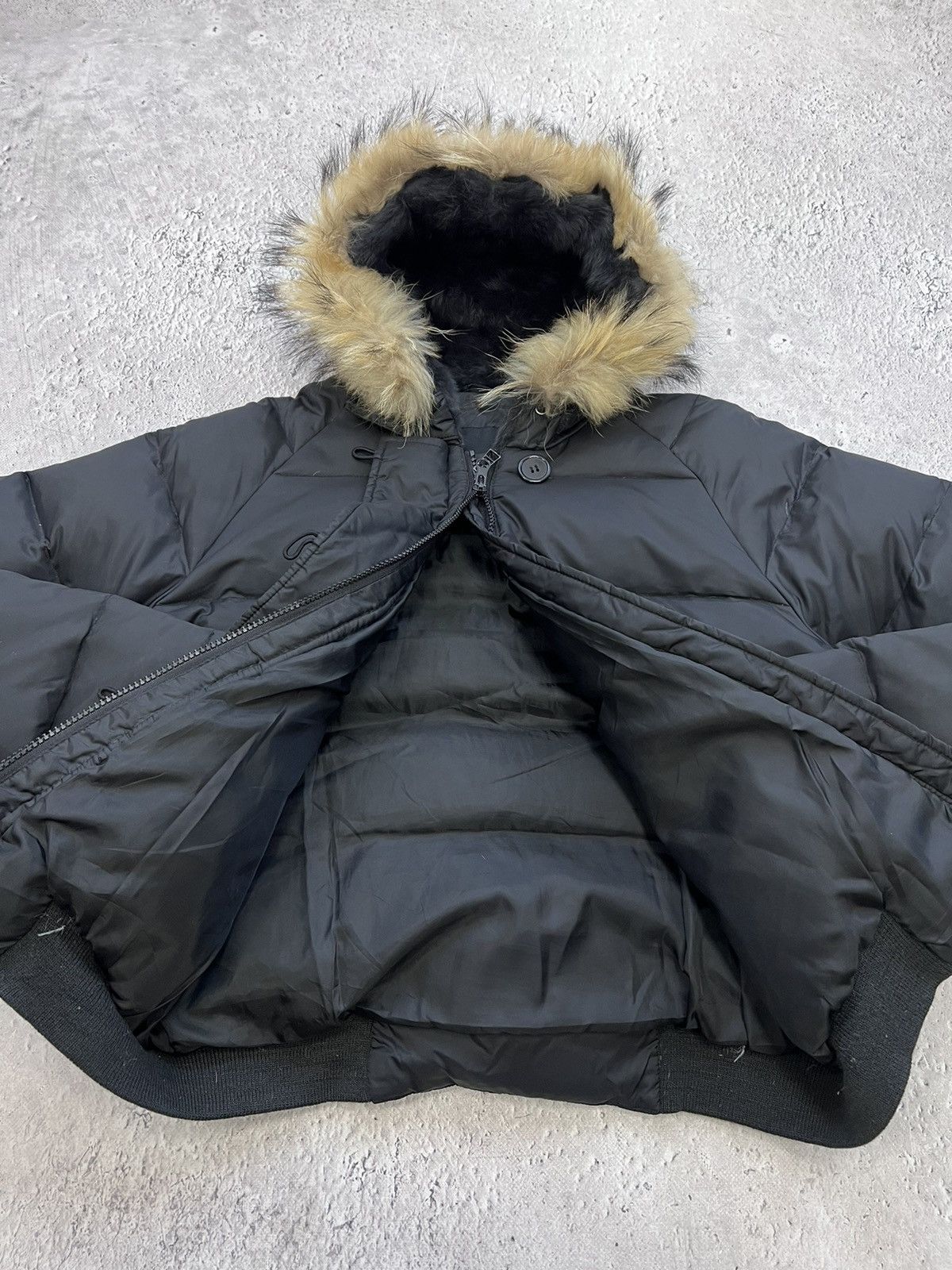 Hysteric Glamour 2000s Japanese Punk Grunge Fur Puffer Jacket opium style Size US M / EU 48-50 / 2 - 9 Thumbnail
