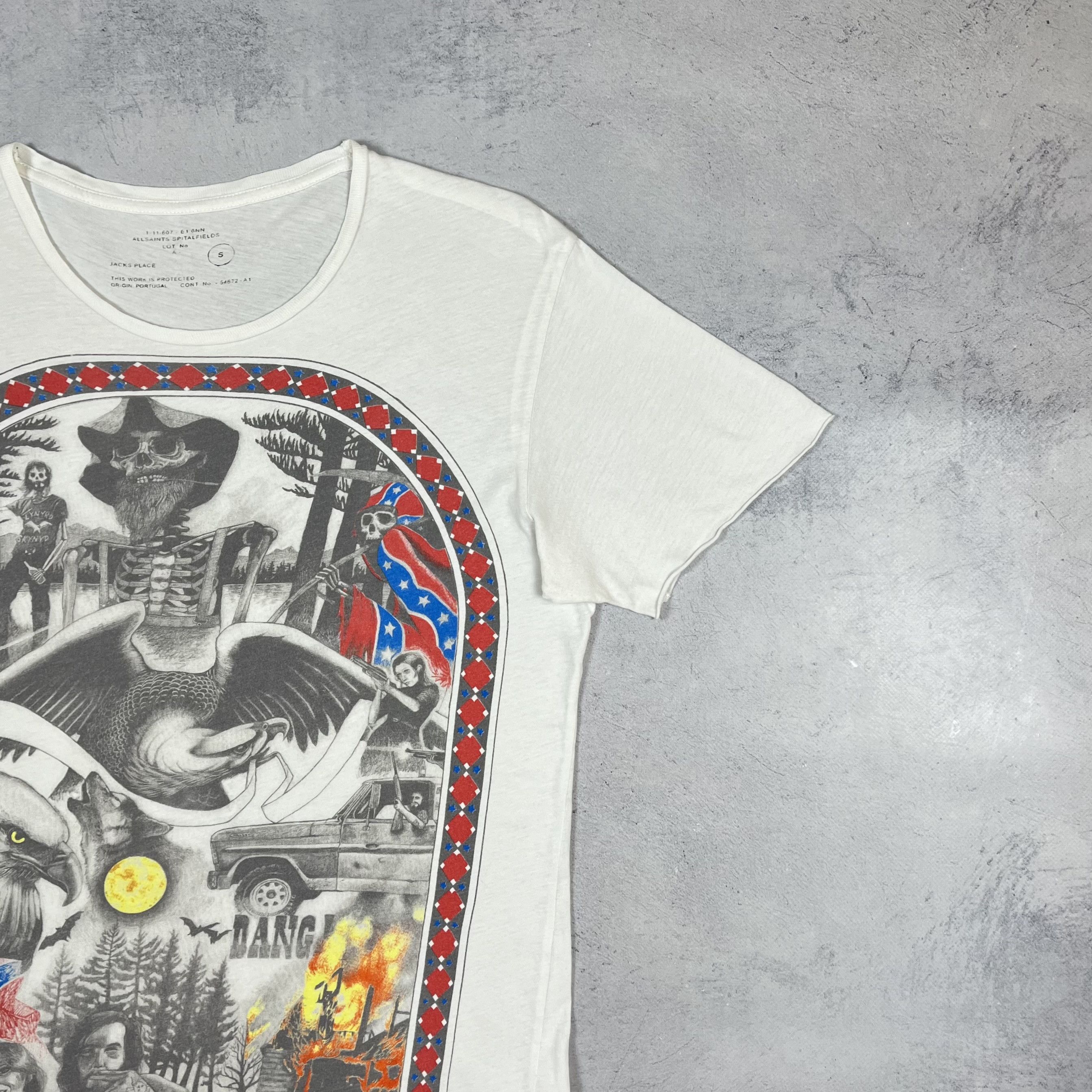 Allsaints AllSaints Spitalfields Appalacia Crazy Art T Shirt Size US S / EU 44-46 / 1 - 3 Thumbnail