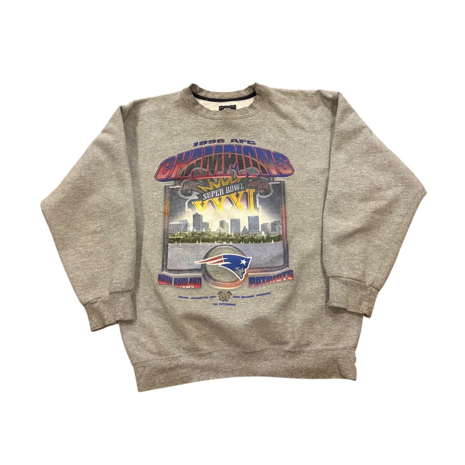 Starter Vintage Starter New England Patriots 1996 AFC Champions Crew Size US M / EU 48-50 / 2 - 1 Thumbnail