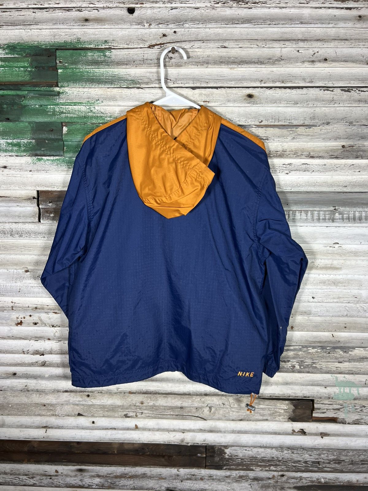 Nike × Vintage Vintage Nike Center Swoosh Windbreaker Size US S / EU 44-46 / 1 - 2 Thumbnail