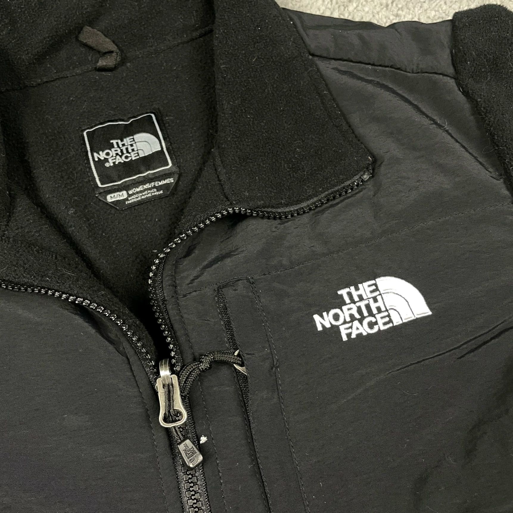 The North Face The North Face Denali Fleece Jacket Womens Medium Black Full Zip Jacket Size M / US 6-8 / IT 42-44 - 3 Thumbnail