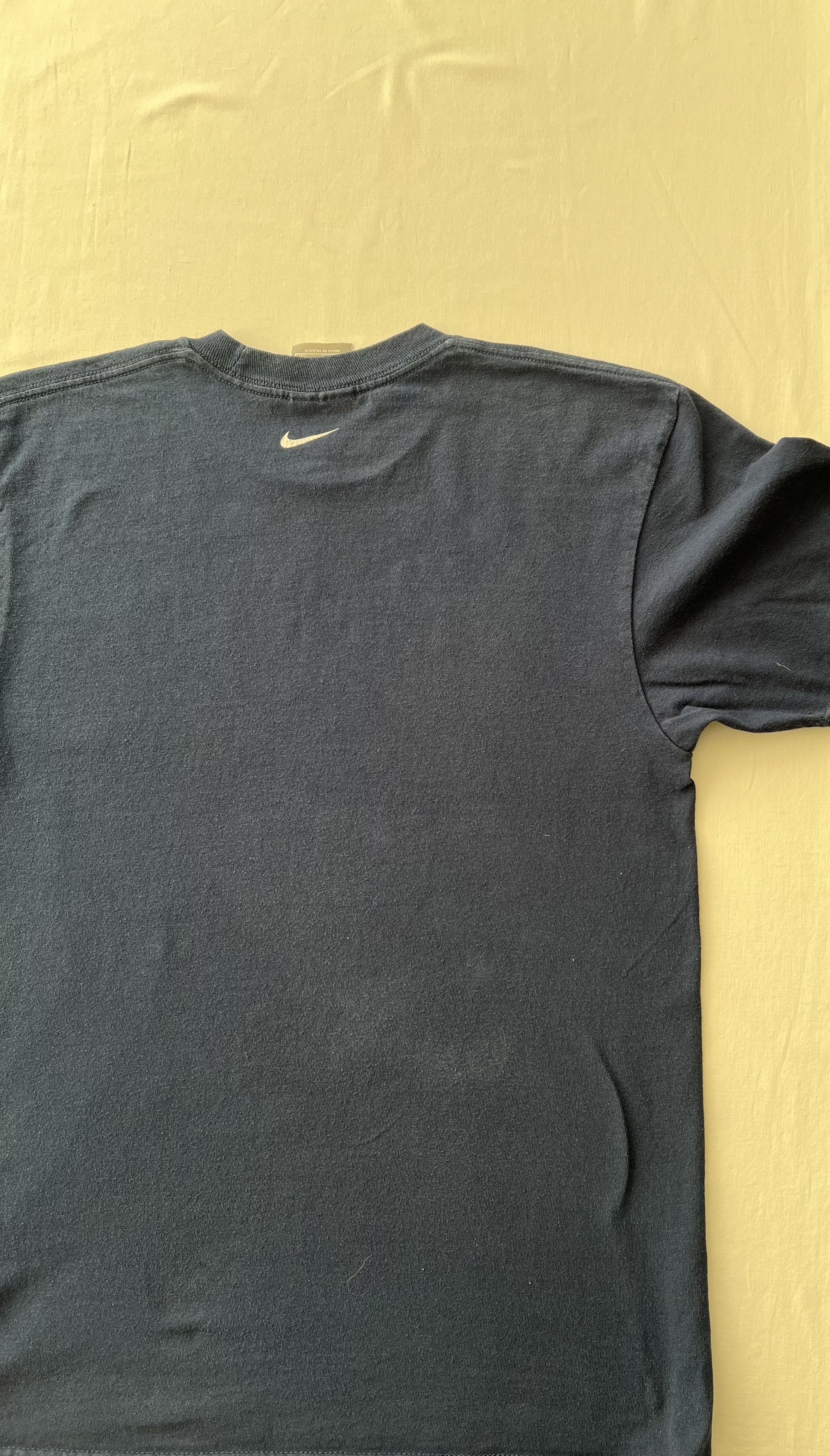 Nike × Vintage Vintage 90s Nike Stampede Basketball Streetwear Navy Tee Size US S / EU 44-46 / 1 - 10 Thumbnail
