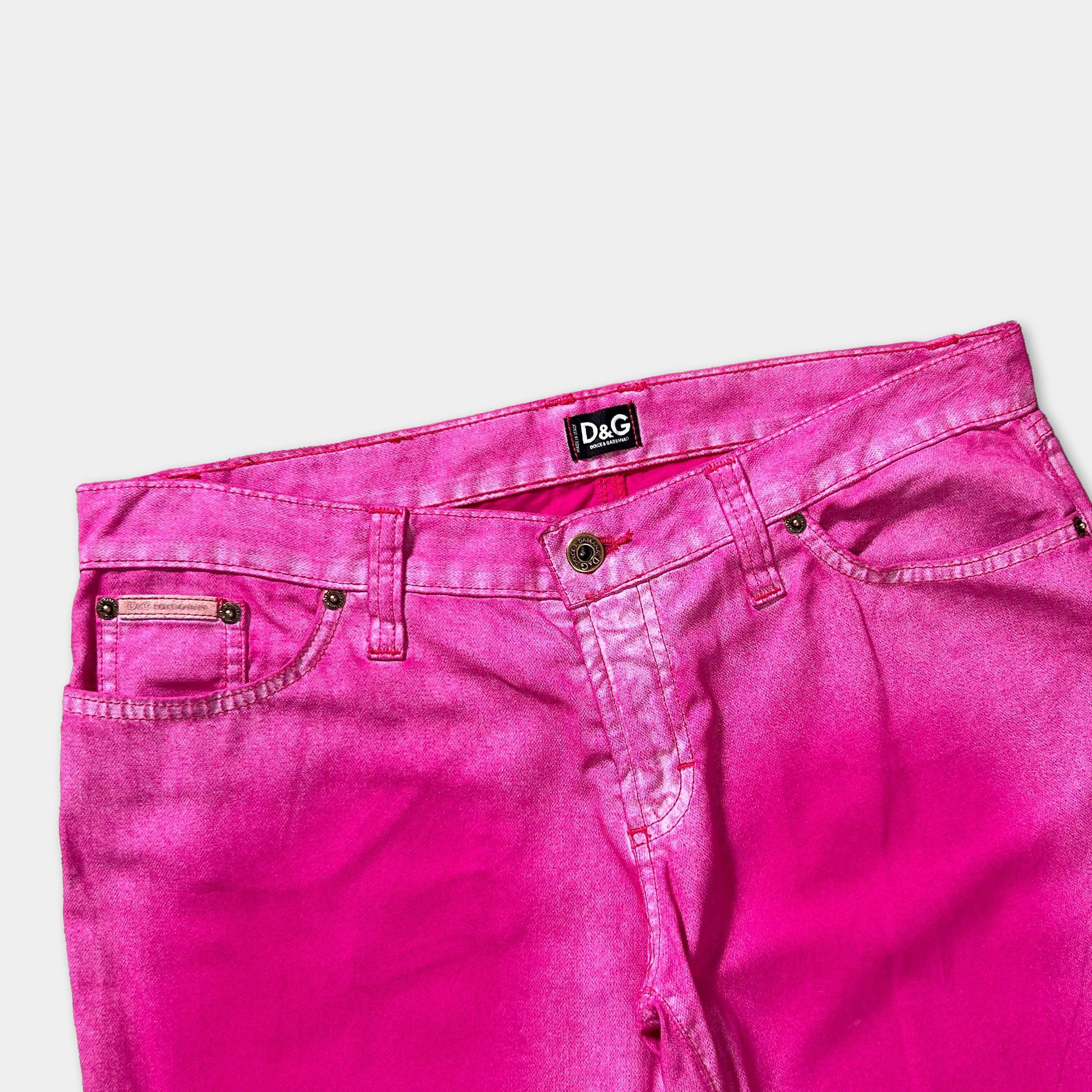 Dolce & Gabbana Dolce & Gabbana Pink Wash Denim Jeans Size 27" / US 4 / IT 40 - 2 Thumbnail