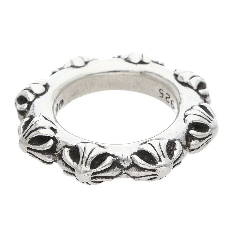 Chrome Hearts Chrome Hearts Cross Band Silver Ring Size ONE SIZE - 2 Thumbnail