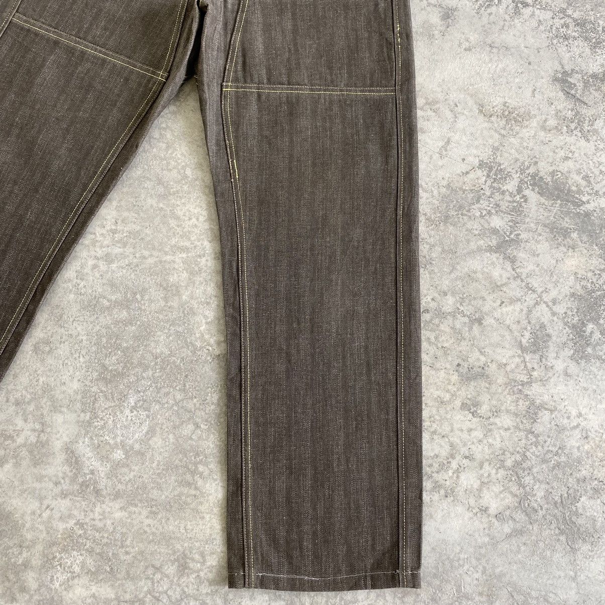 Japanese Brand Vintage Bivouac Japan Double knee HBT Workwear Denim Size US 32 / EU 48 - 6 Thumbnail