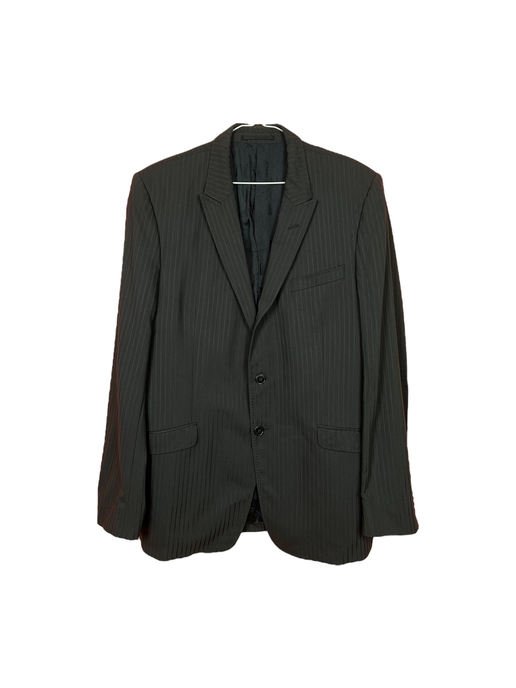 Versace Versace collection striped blazer luxury streetwear Size 48R - 1 Thumbnail