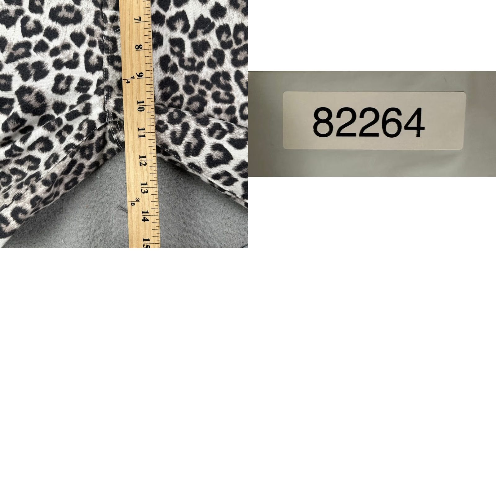 Good American Good American Jeans Crop Womens 2 26 White Leopard High Rise Ankle Denim Jeans Womens White Leopard Print 27 In Inseam 27 In Rise High Size 26" / US 2 / IT 38 - 9 Thumbnail