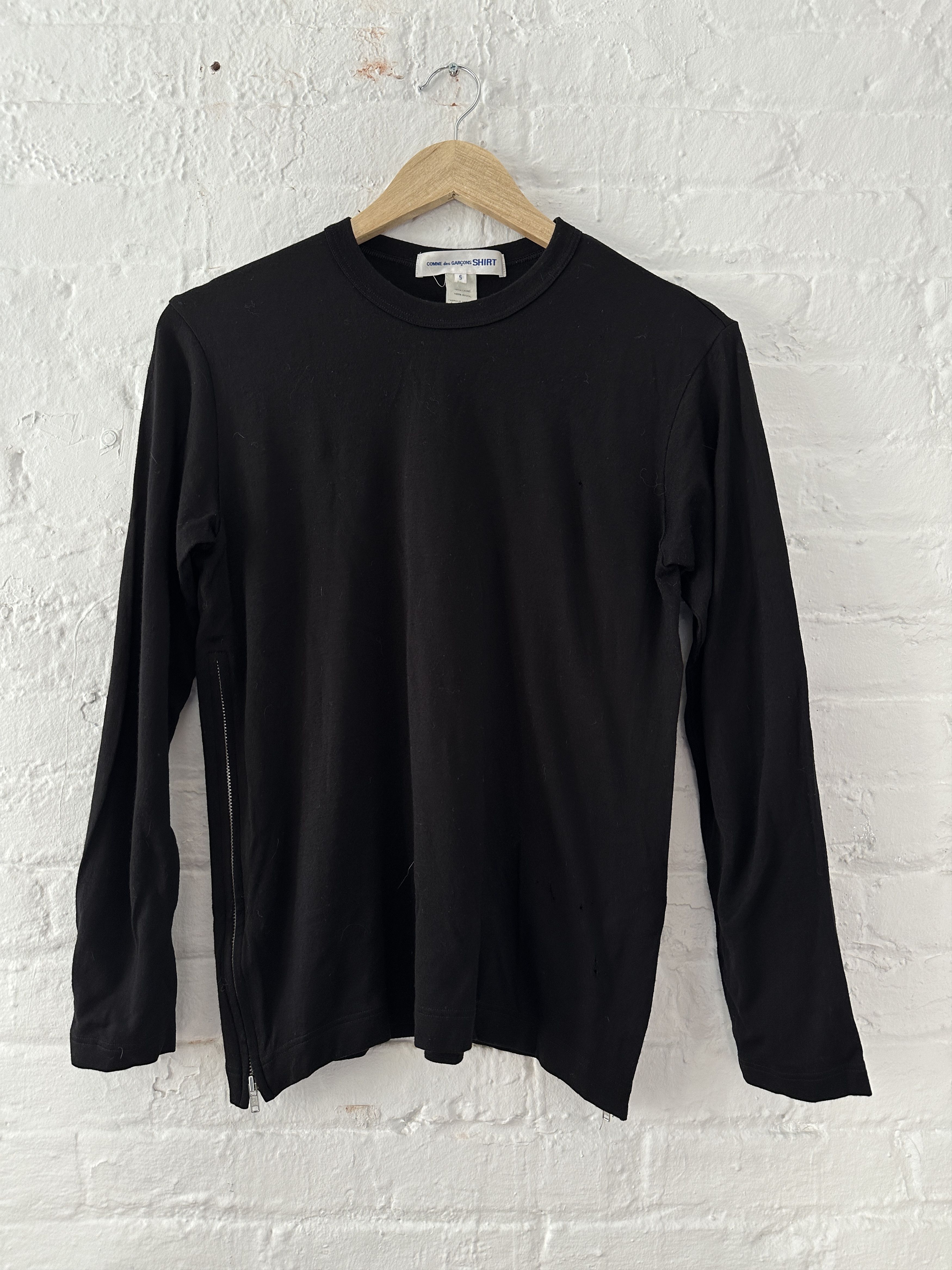 Comme des Garcons Comme des Garcons SHIRT Wool Zipper Sweater Size US S / EU 44-46 / 1 - 1 Thumbnail