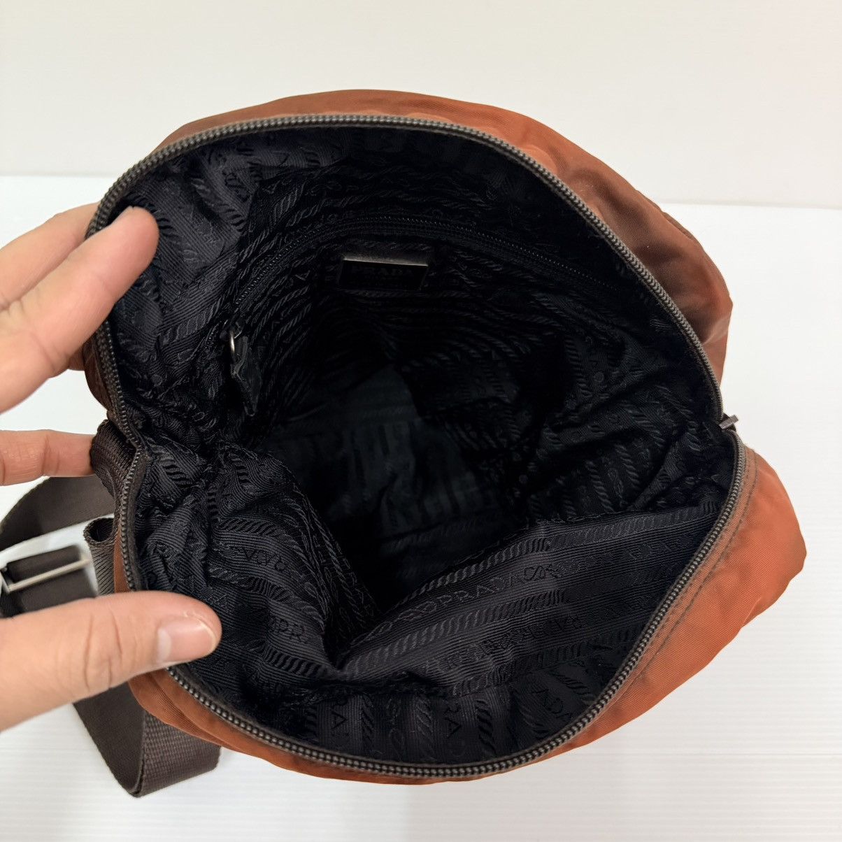 Prada Prada Nylon Sling Crossbody Bag Size ONE SIZE - 8 Thumbnail