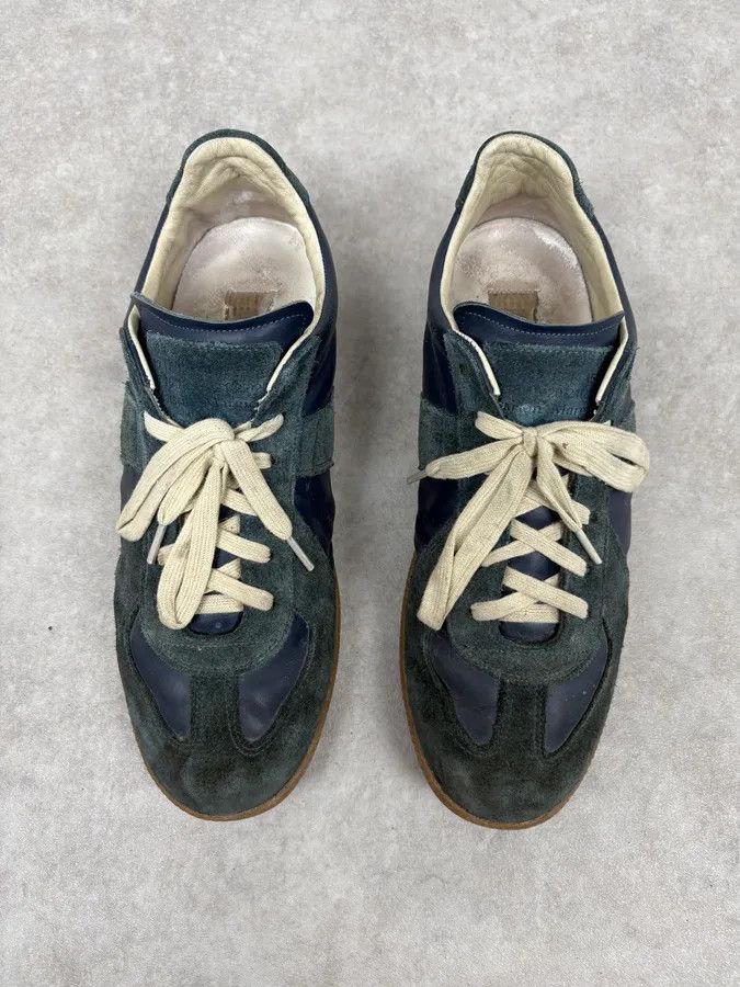 Maison Margiela Martin Margiela Blue Replica Suede Leather Shoes Size US 9 / EU 42 - 2 Thumbnail