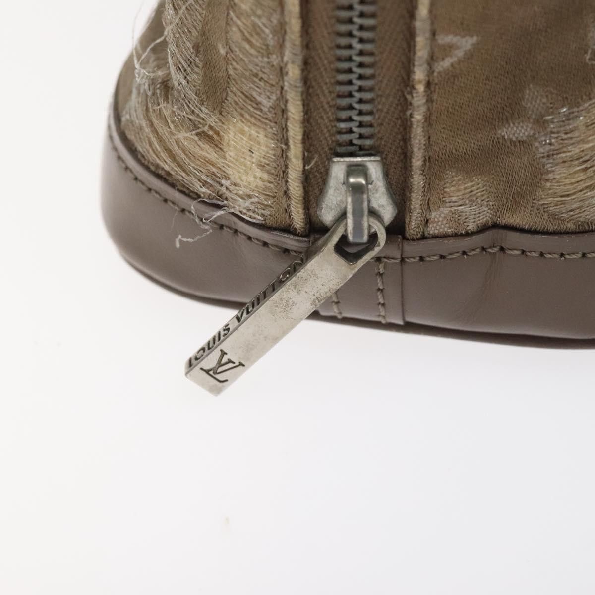 Louis Vuitton LOUIS VUITTON Monogram Satin Little Alma Hand Bag Gray Size ONE SIZE - 14 Thumbnail