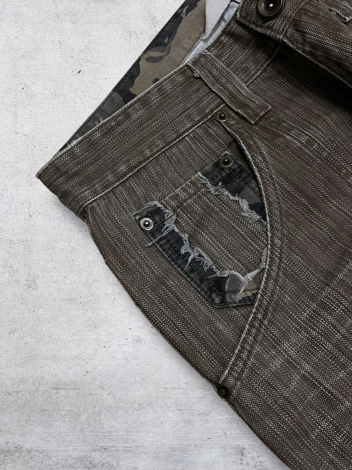 KMRii VINTAGE GUMU INTERNATIONAL OG JAPAN DESIGNER COMBAT DENIM Size US 30 / EU 46 - 8 Thumbnail