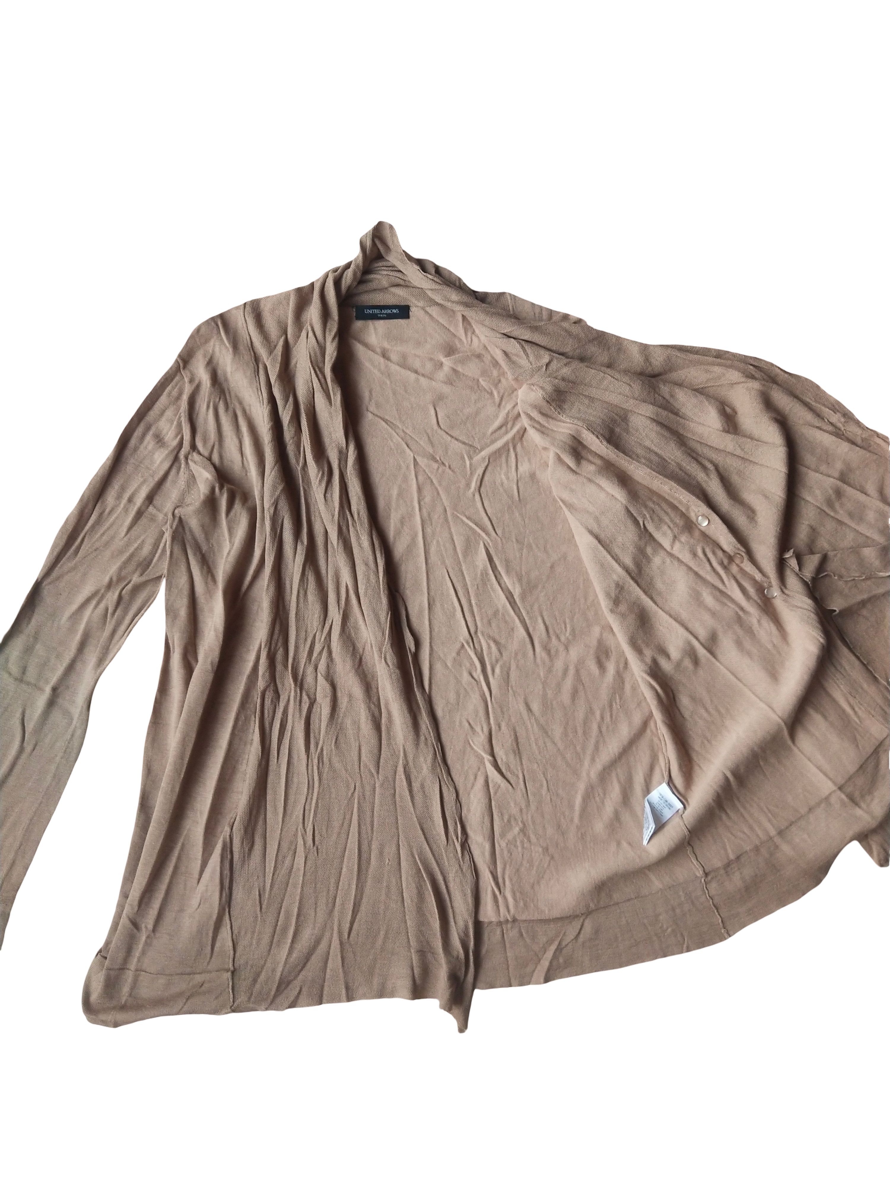 United Arrows United Arrows Tokyo Draped Fine Knit Cardigan Size M / US 6-8 / IT 42-44 - 3 Thumbnail