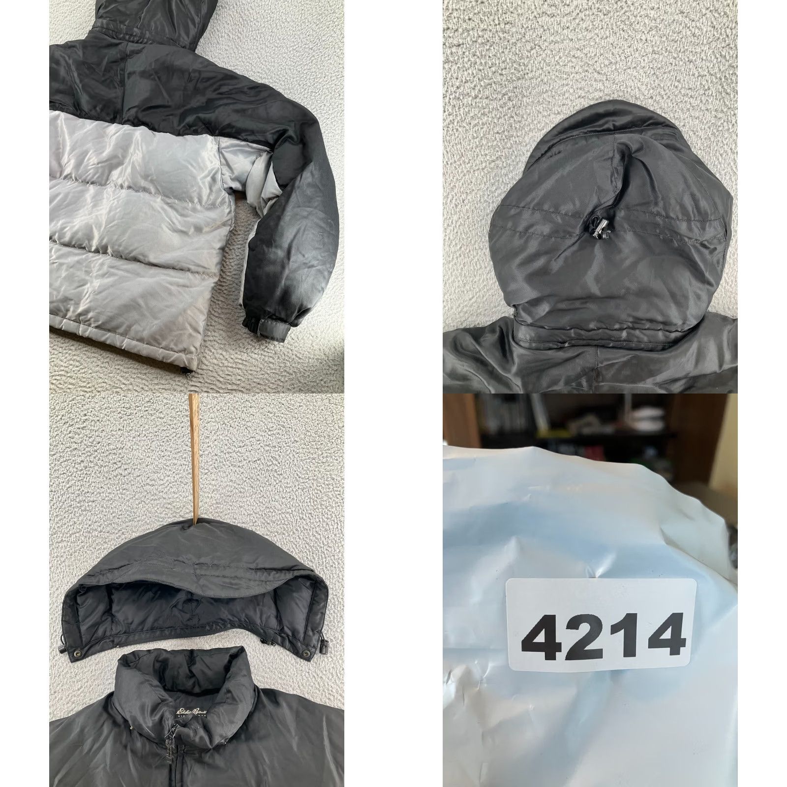 Eddie Bauer Eddie Bauer EBTek Puffer Jacket Mens Medium Gray Goose Down Heavyweight Jacket Size US M / EU 48-50 / 2 - 11 Thumbnail