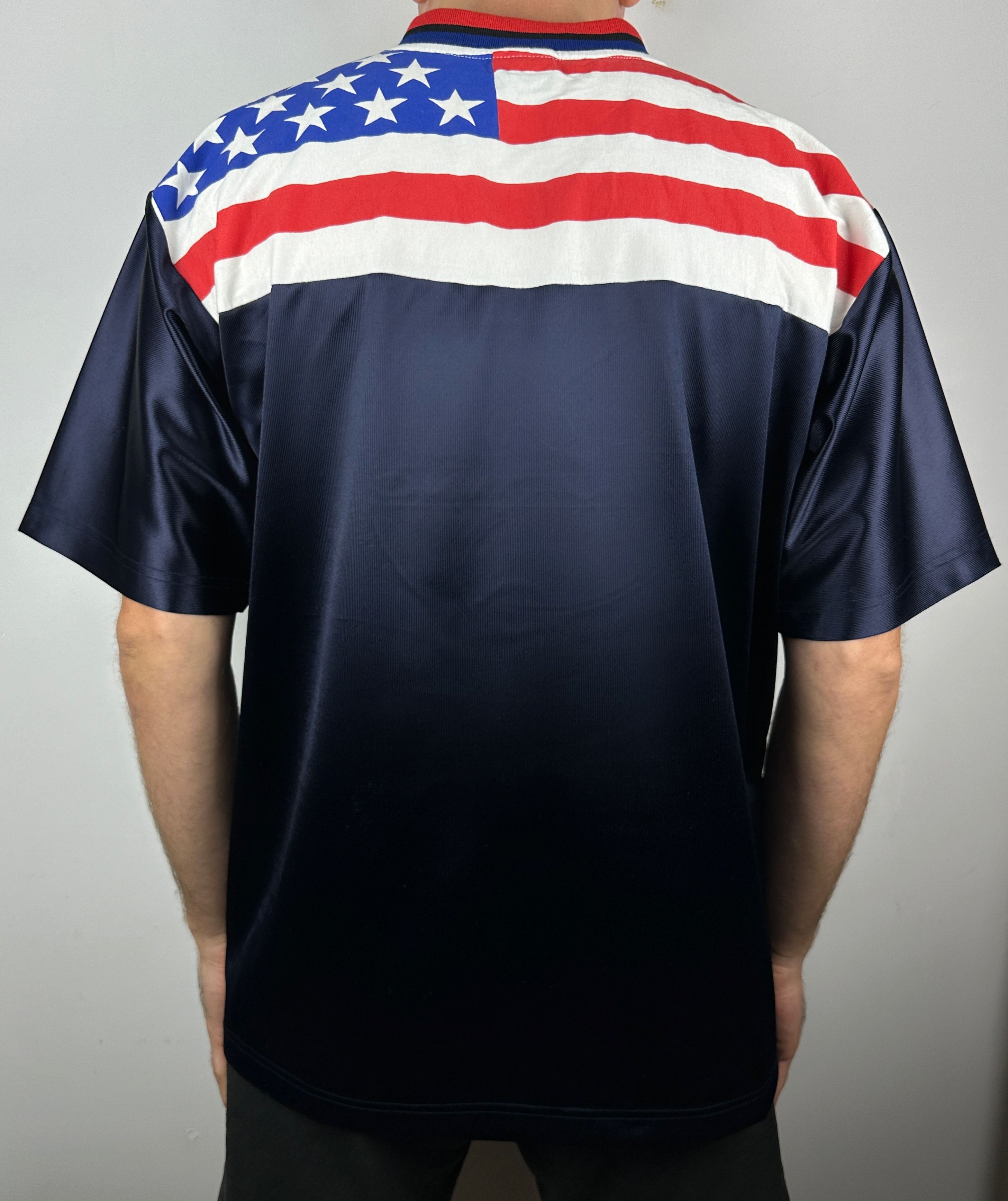 Wu-Tang Clan Wu-Tang Clan 90s Vintage USA Flag Jersey T Shirt Tee Rap Size US XL / EU 56 / 4 - 3 Thumbnail