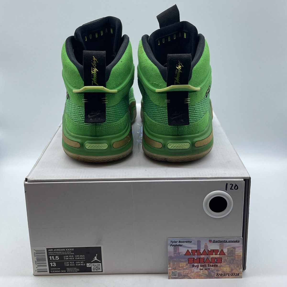 Jordan Brand Air Jordan 36 Celtics Size US 11.5 / EU 44-45 - 3 Thumbnail
