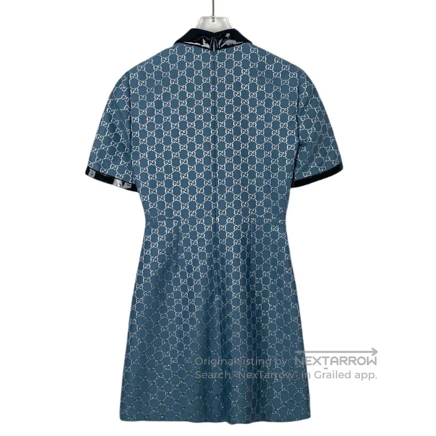 Gucci Gucci Blue Logo Print Short. Size US XS / EU 42 / 0 - 2 Thumbnail