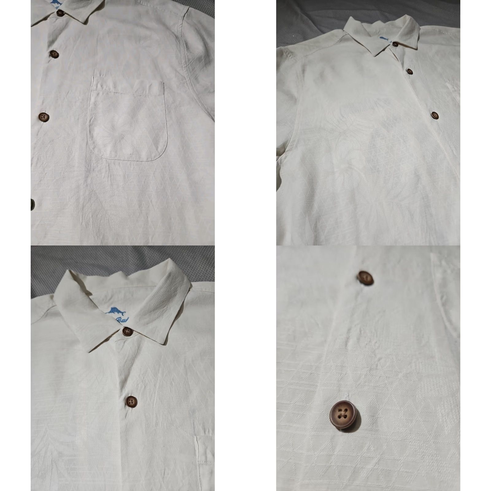 Tommy Bahama VINTAGE Tommy Bahama Camp Shirt Mens L Down The Hatch Embroidered Panelback Silk Size US L / EU 52-54 / 3 - 8 Thumbnail