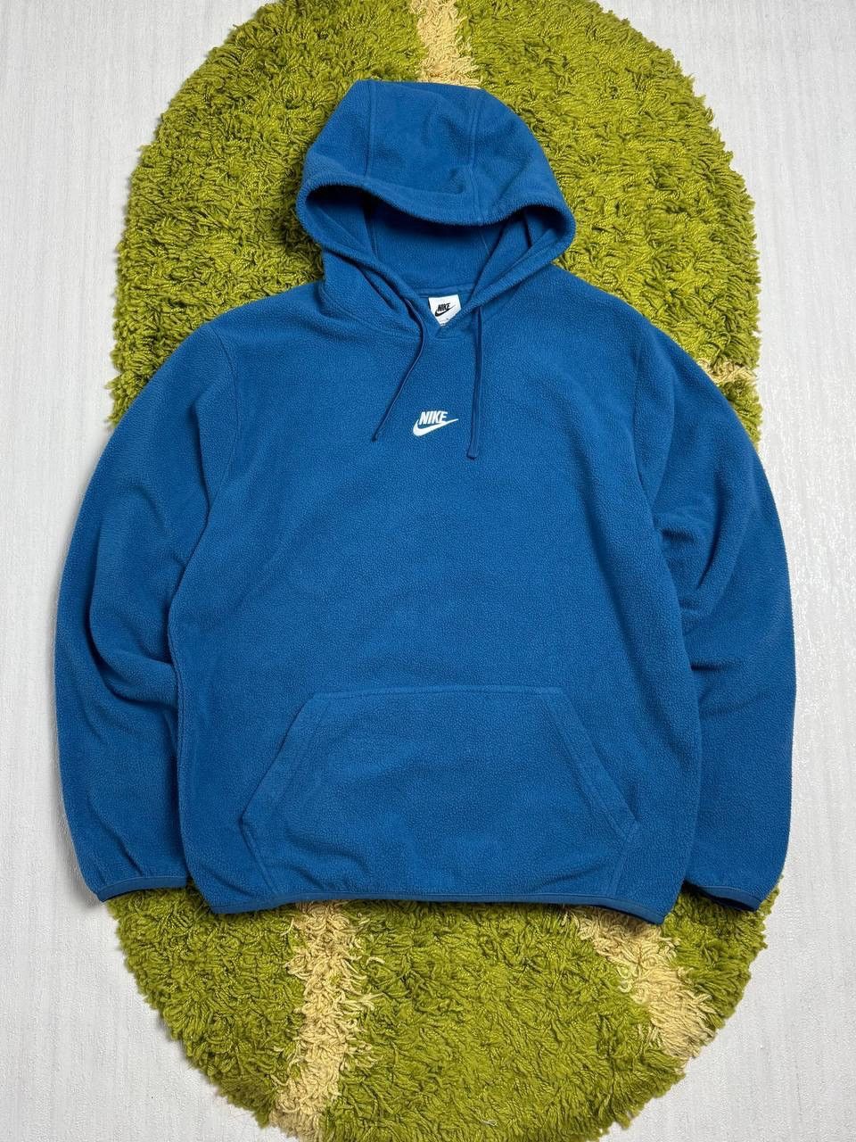 Nike × Vintage 🦧NIKE VINTAGE BASIC LOGO STREETWEAR TEDDY FLEECE HOODIE 🦧 Size US M / EU 48-50 / 2 - 2 Thumbnail