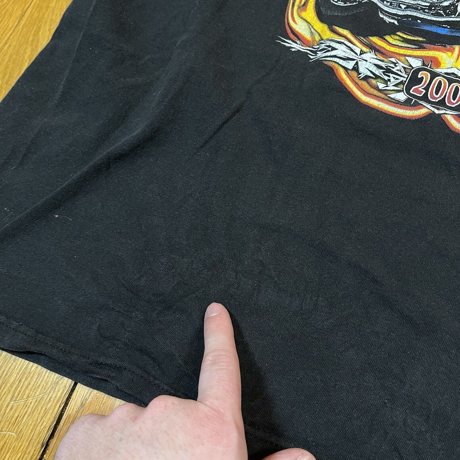 Vintage VTG Faded T Shirt 2002 Bike Week Motorcycle Eagle T Shirt XL Size US XL / EU 56 / 4 - 10 Thumbnail