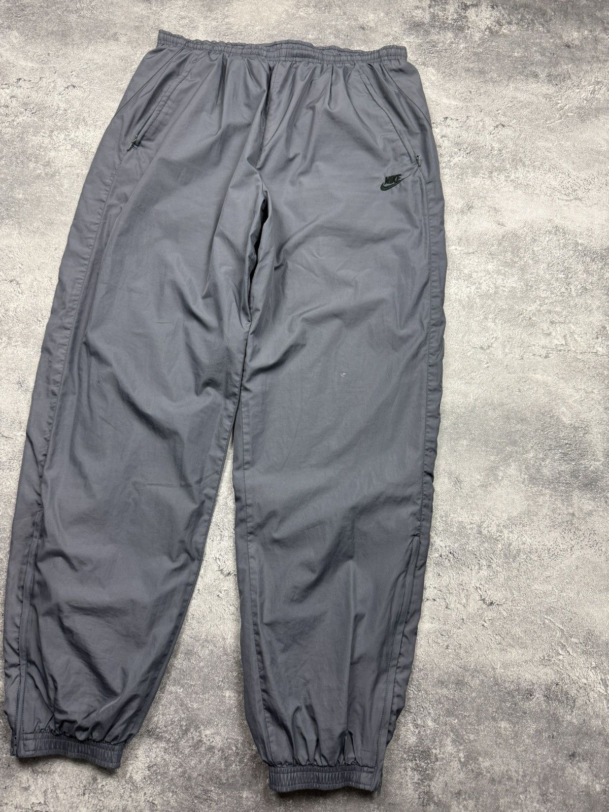 Nike Vintage 90’s Nike Nylon Track Pants Drill Y2K Sweatpants Size US 34 / EU 50 - 4 Thumbnail