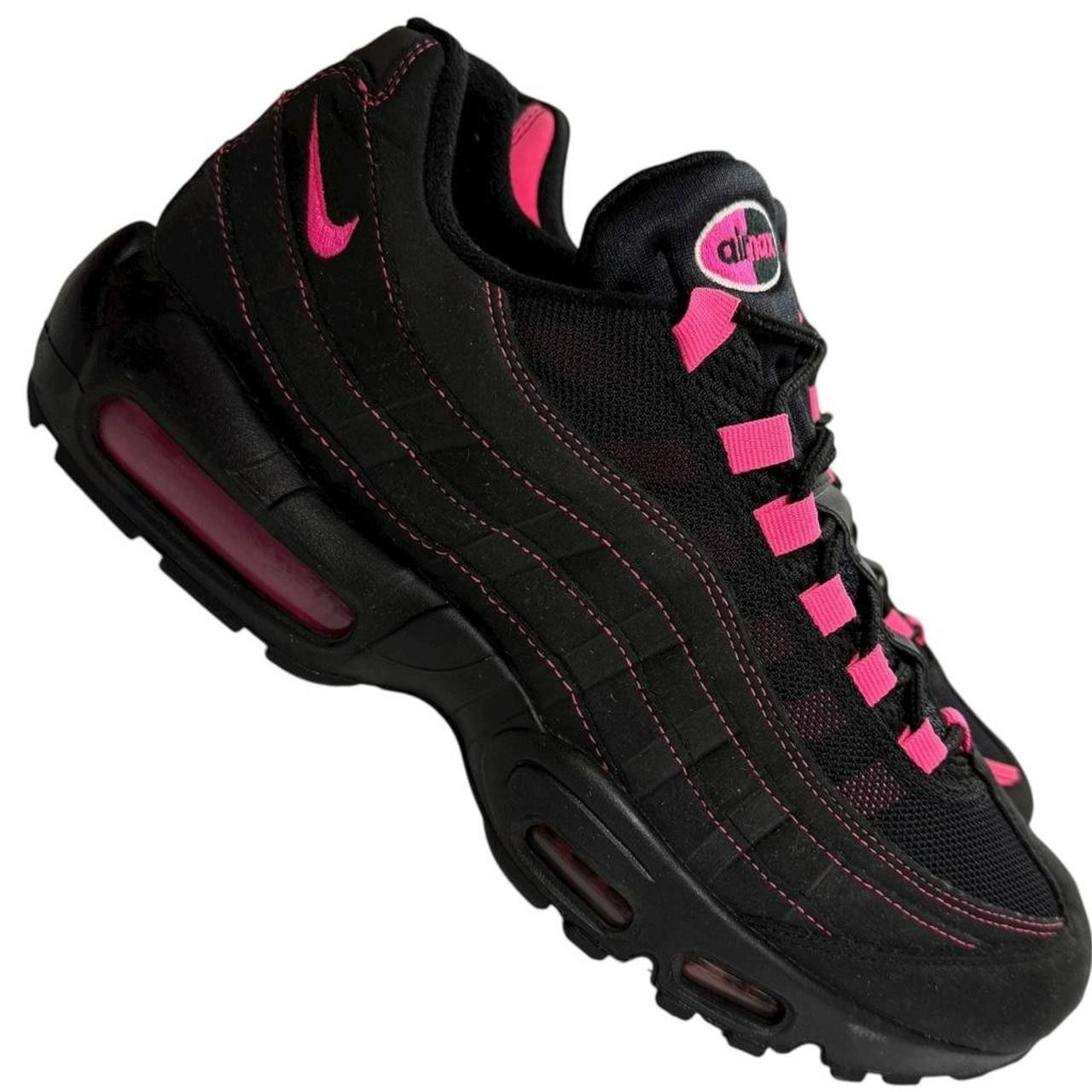 Nike Nike Air Max 95 Black Pink Blast - Size US 10.5 / EU 44.5 Size US 10.5 / EU 43-44 - 1 Thumbnail