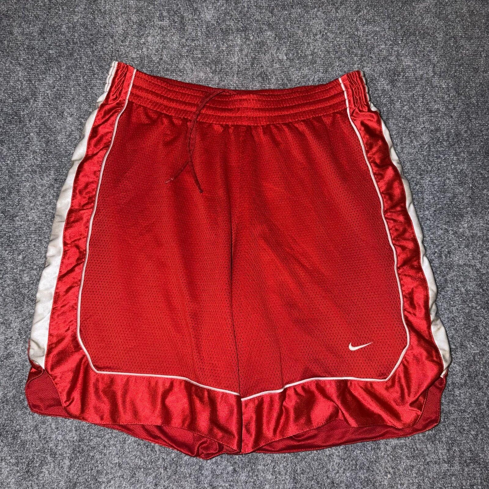 Nike Nike Grey Tag Red Dazzle Baggy Hoop Shorts Mens MD Vtg y2k Size US 32 / EU 48 - 1 Thumbnail