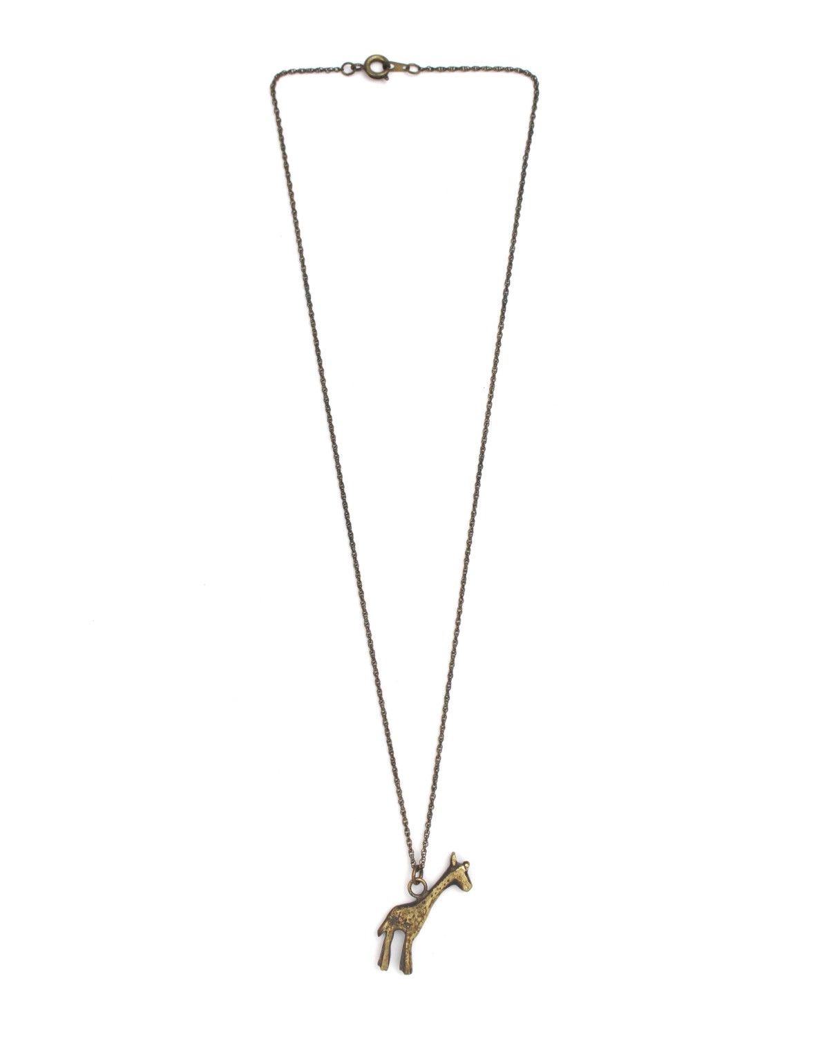 Hysteric Glamour 2000S JAPANESE MADE BRONZE GIRAFFE TOTEM NECKLACE Size ONE SIZE - 2 Thumbnail