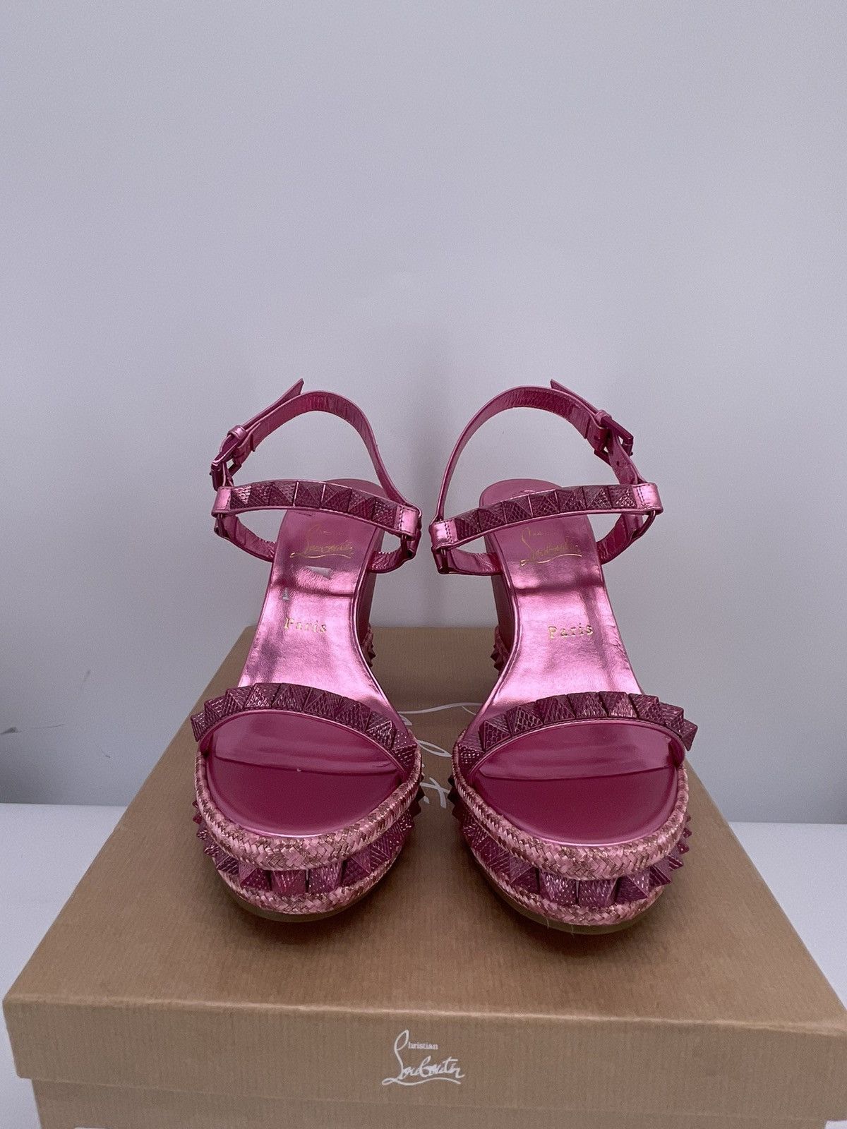 Christian Louboutin Christian Louboutin Pyraclou 110mm size 39 Size US 9 / IT 39 - 2 Thumbnail
