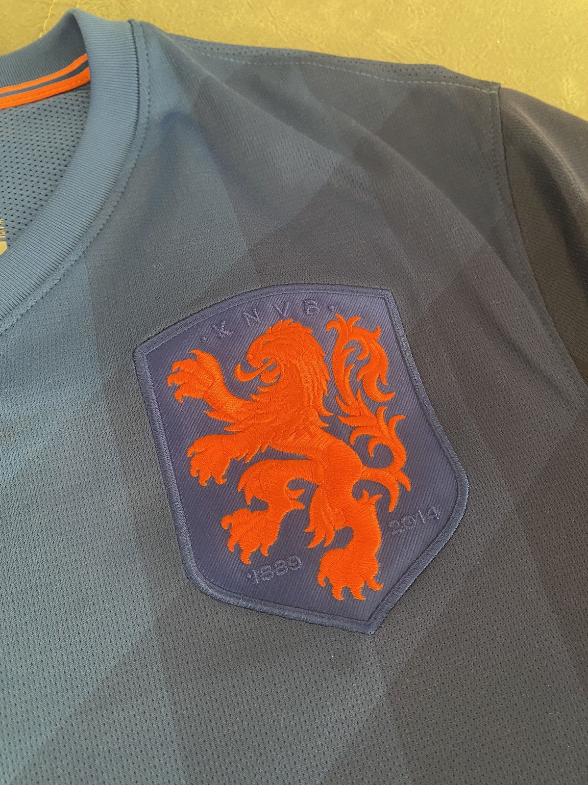 Nike × Vintage Nike Netherlands Holland KNVB 2014/15 Away Jersey Blockcore Size US L / EU 52-54 / 3 - 3 Thumbnail