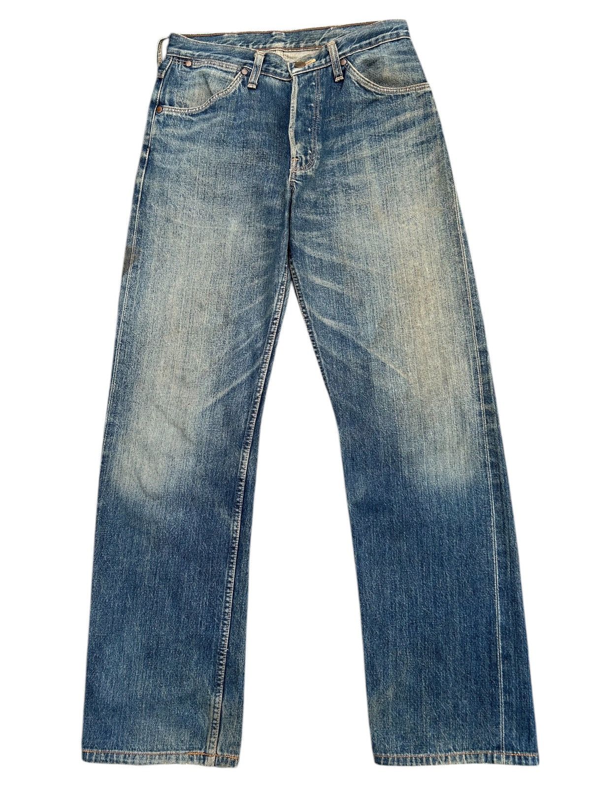 Kapital Vintage Wrangler Blue Bell Selvedge Distressed Denim Jeans Size US 29 - 1 Thumbnail