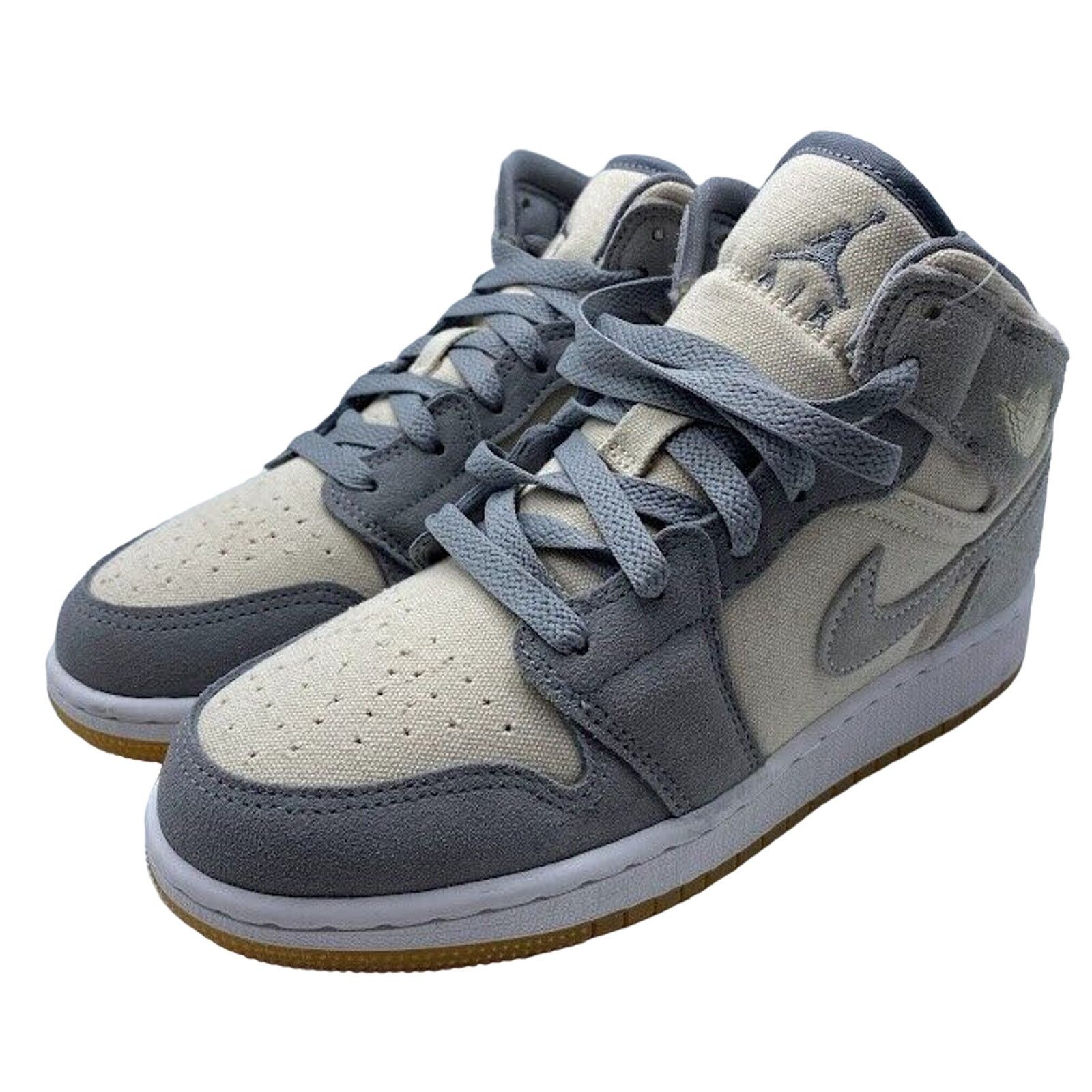 Nike NEW Nike Air Jordan 1 Mid SE Coconut Milk GS DN4346-100 Size US 5 / IT 35 - 1 Thumbnail
