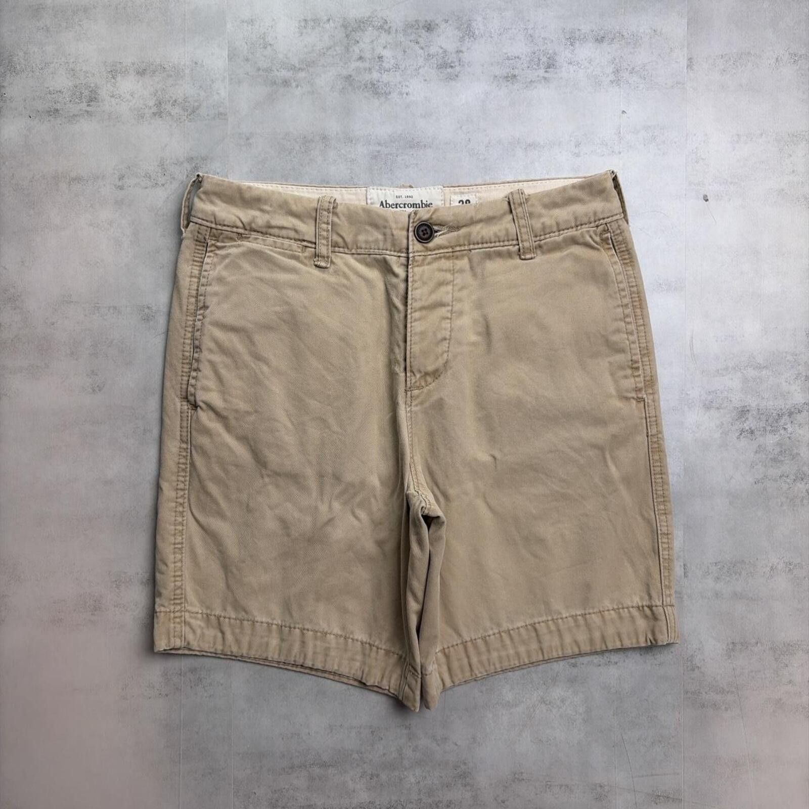 Abercrombie & Fitch Y2K Beige Abercrombie & Fitch Grunge Skater Shorts Size US 28 / EU 44 - 2 Thumbnail