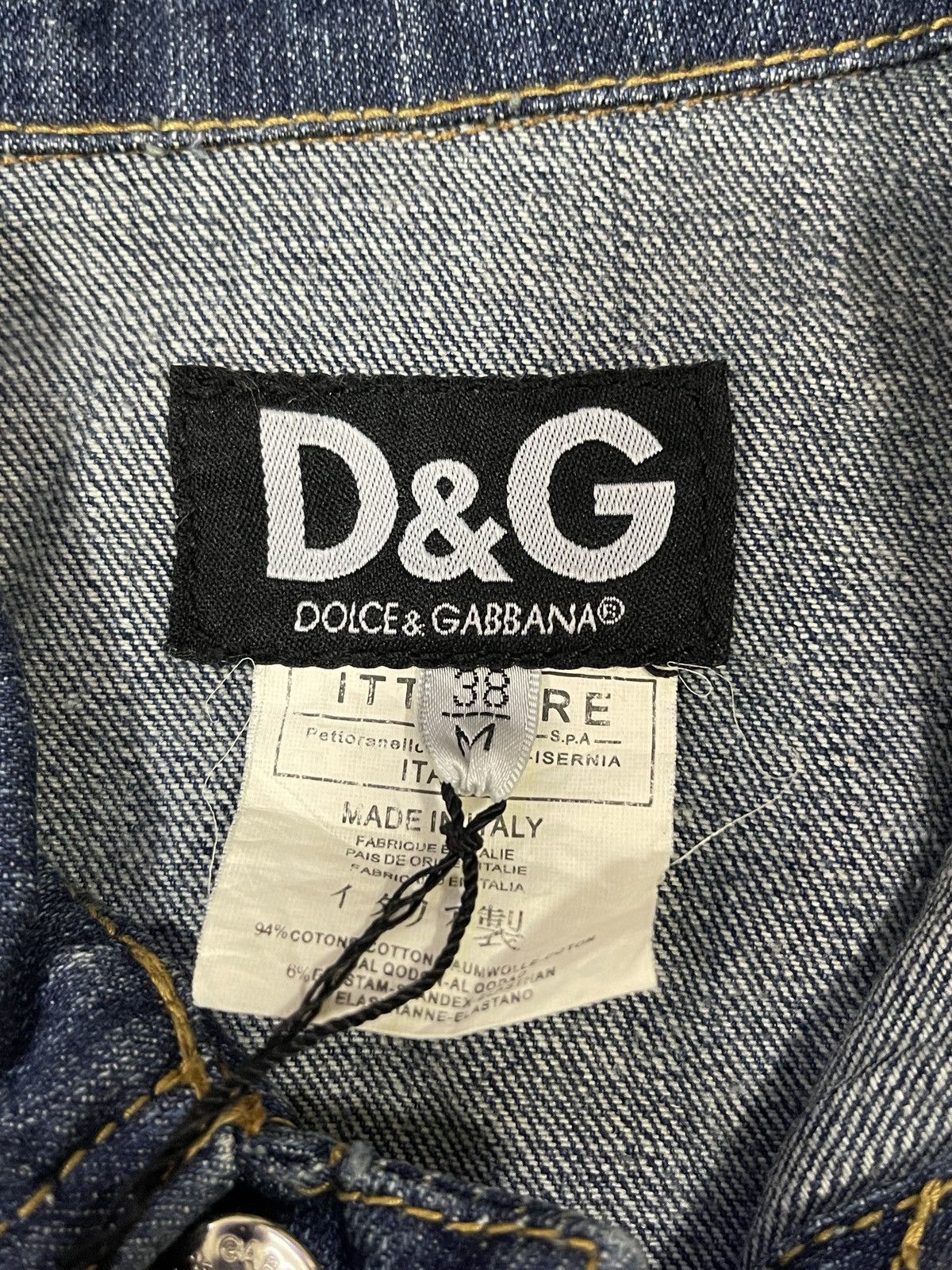 Dolce & Gabbana Deadstock Dolce & Gabbana Ten Button Denim Made in Italy Size M / US 6-8 / IT 42-44 - 7 Thumbnail