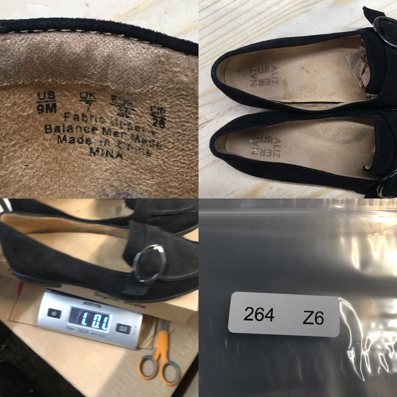 Naturalizer Naturalizer Mina Loafer Womens 9M Black Fabric Buckle Strap Casual Low Top Shoe Size M / US 6-8 / IT 42-44 - 9 Thumbnail