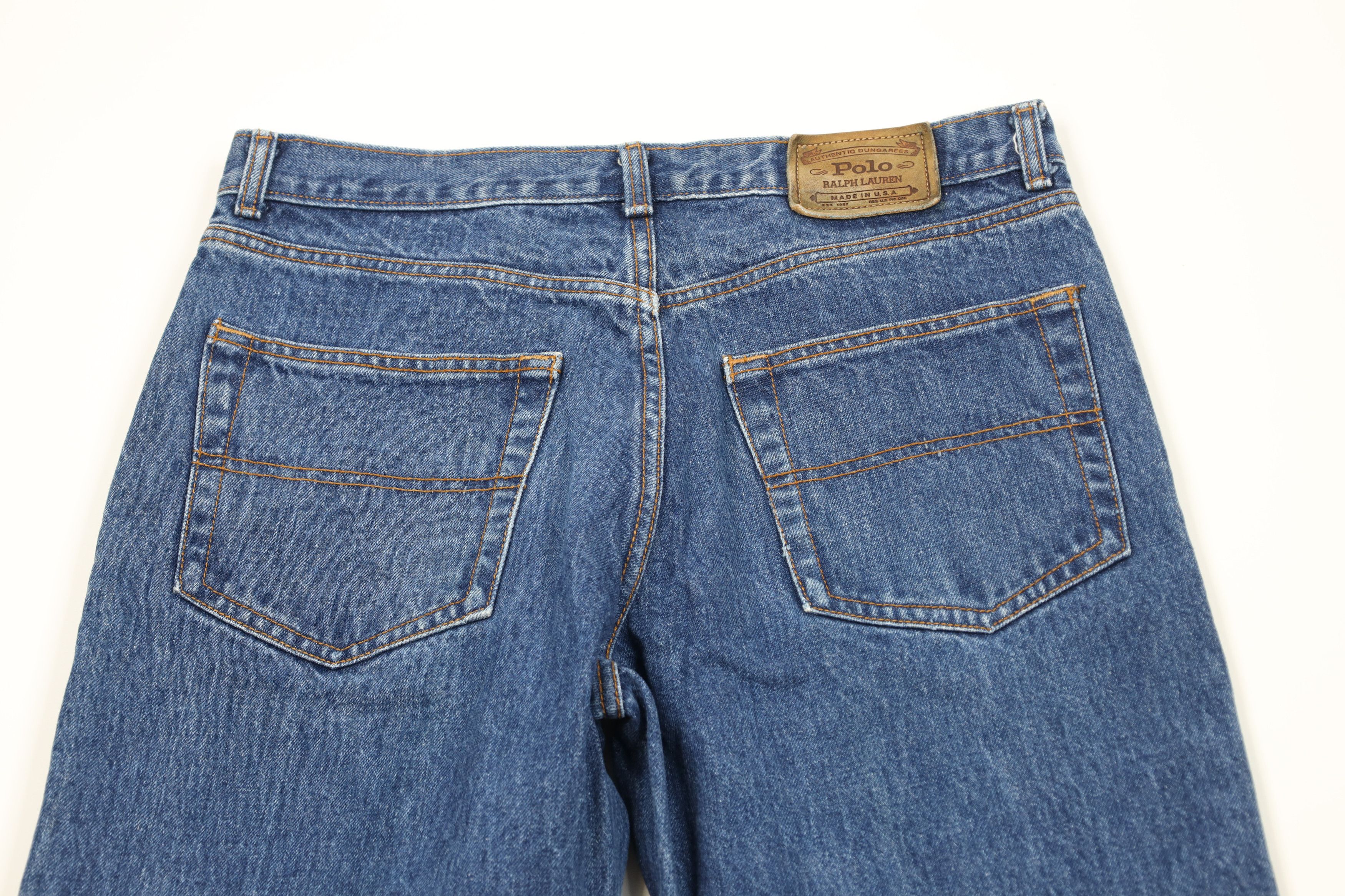 Ralph Lauren Vintage 80s 90s Ralph Lauren Fly Straight Leg Jeans USA Size US 34 / EU 50 - 10 Thumbnail
