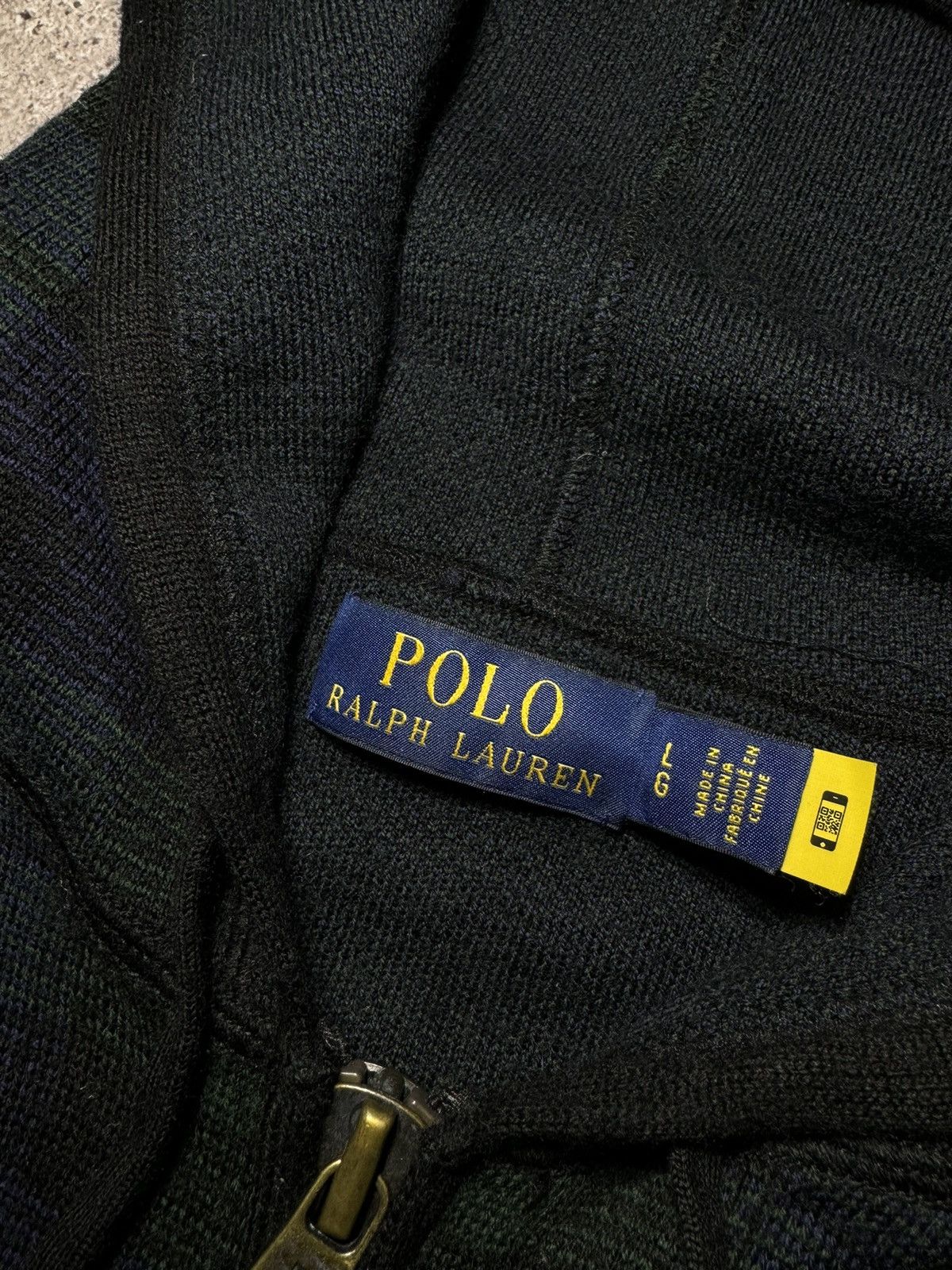 Polo Ralph Lauren × Vintage Polo Ralph Lauren Vintage rare Knitted hoodie Size US L / EU 52-54 / 3 - 5 Thumbnail