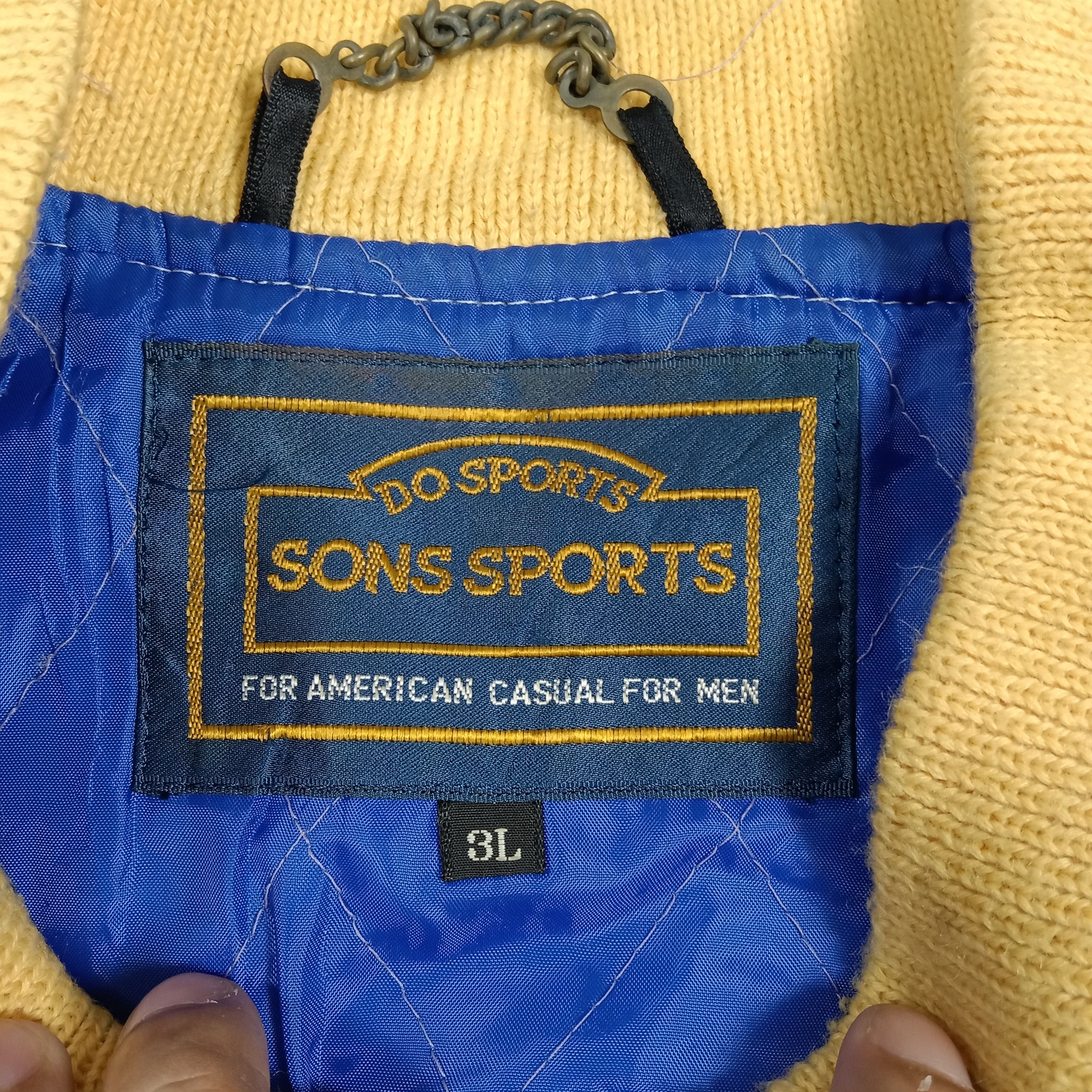 &SONS SONS Sports Custom Skull Logo Varsity Jacket C275N25 Size US XL / EU 56 / 4 - 6 Thumbnail