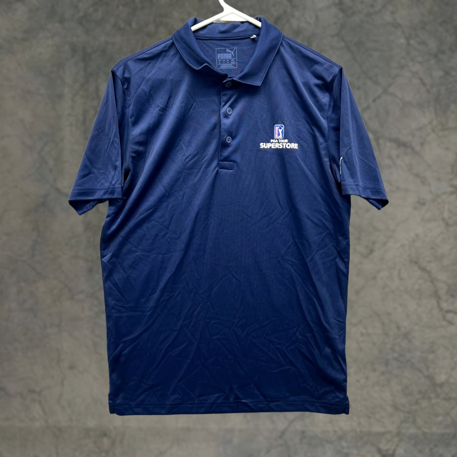 Puma Puma Polo Shirt Men Small Blue Navy Embroidered PGA Tour Size US S / EU 44-46 / 1 - 1 Thumbnail
